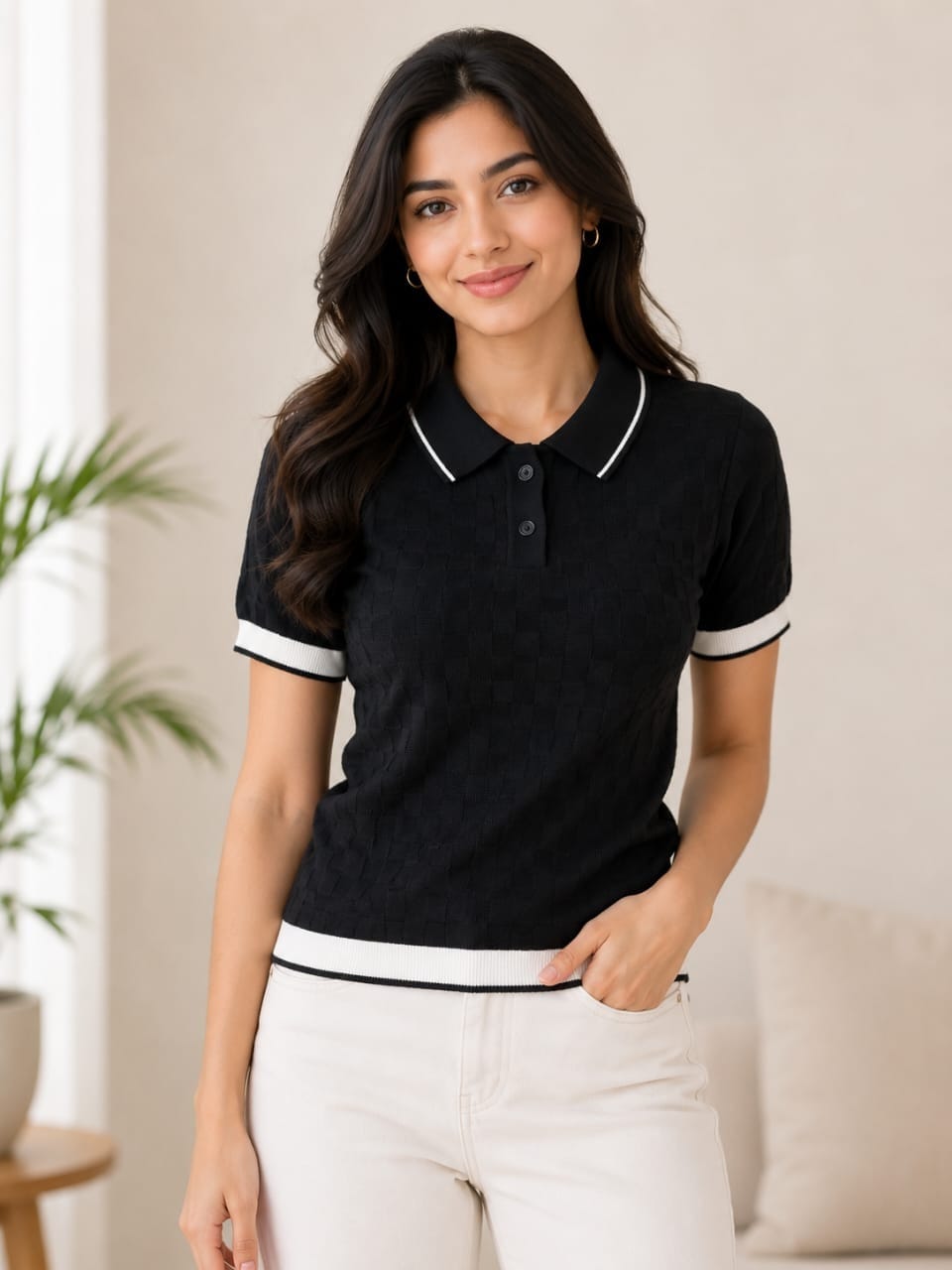MODANO Regular T-Shirt - Black