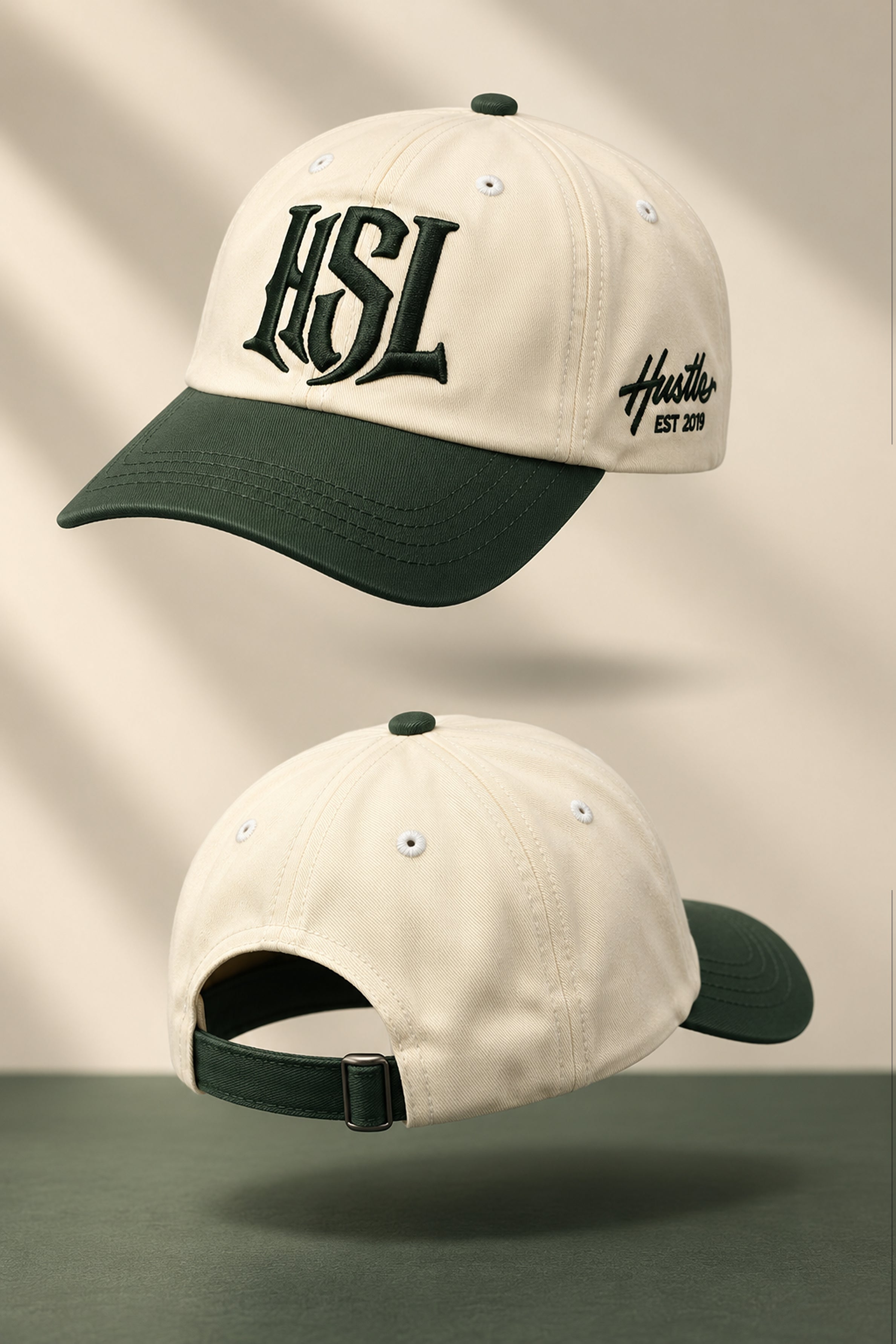HUSTLE Men's Cap - Olive