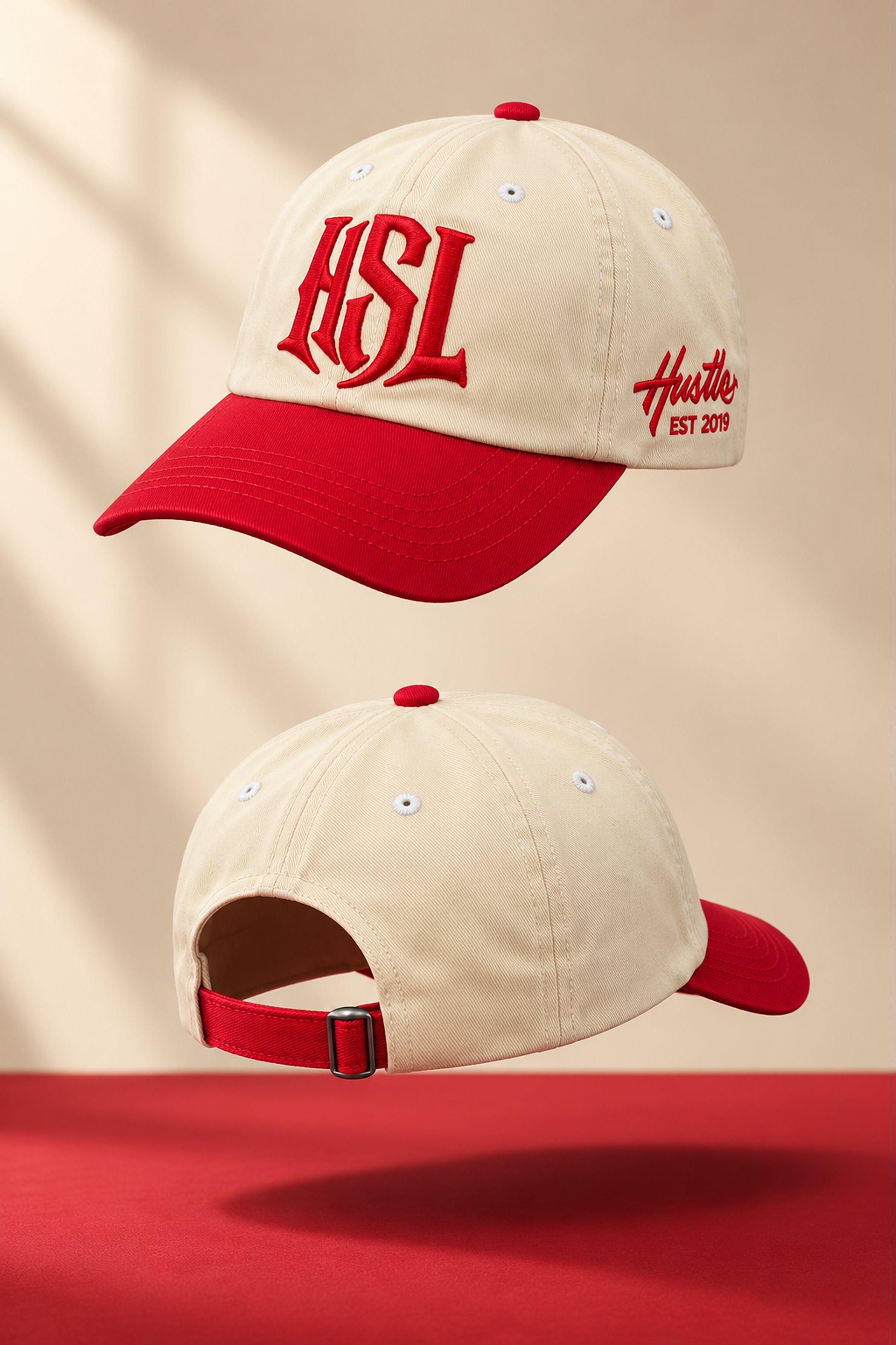 HUSTLE Men's Cap - Red