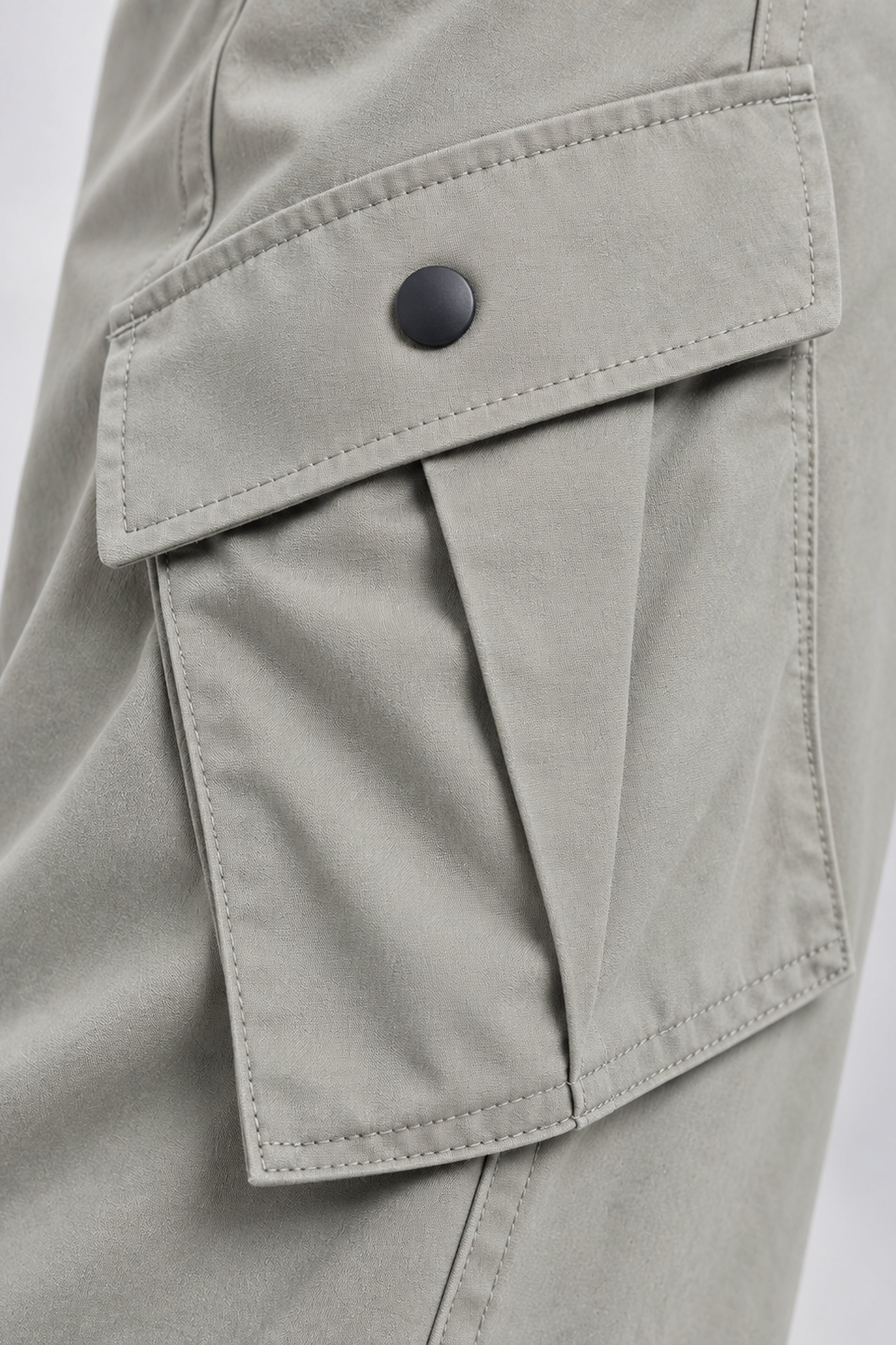 BASIC DROP MODANO Casual Cargo Pant - Light Green