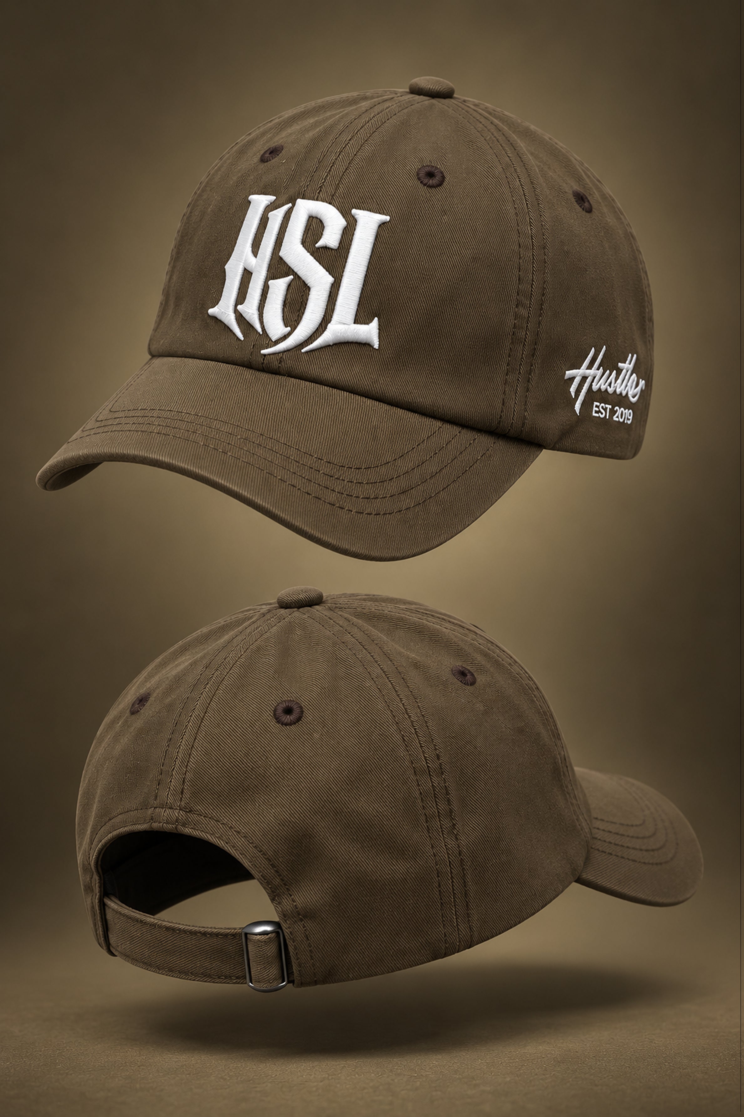 HUSTLE Men's Cap - Coffe