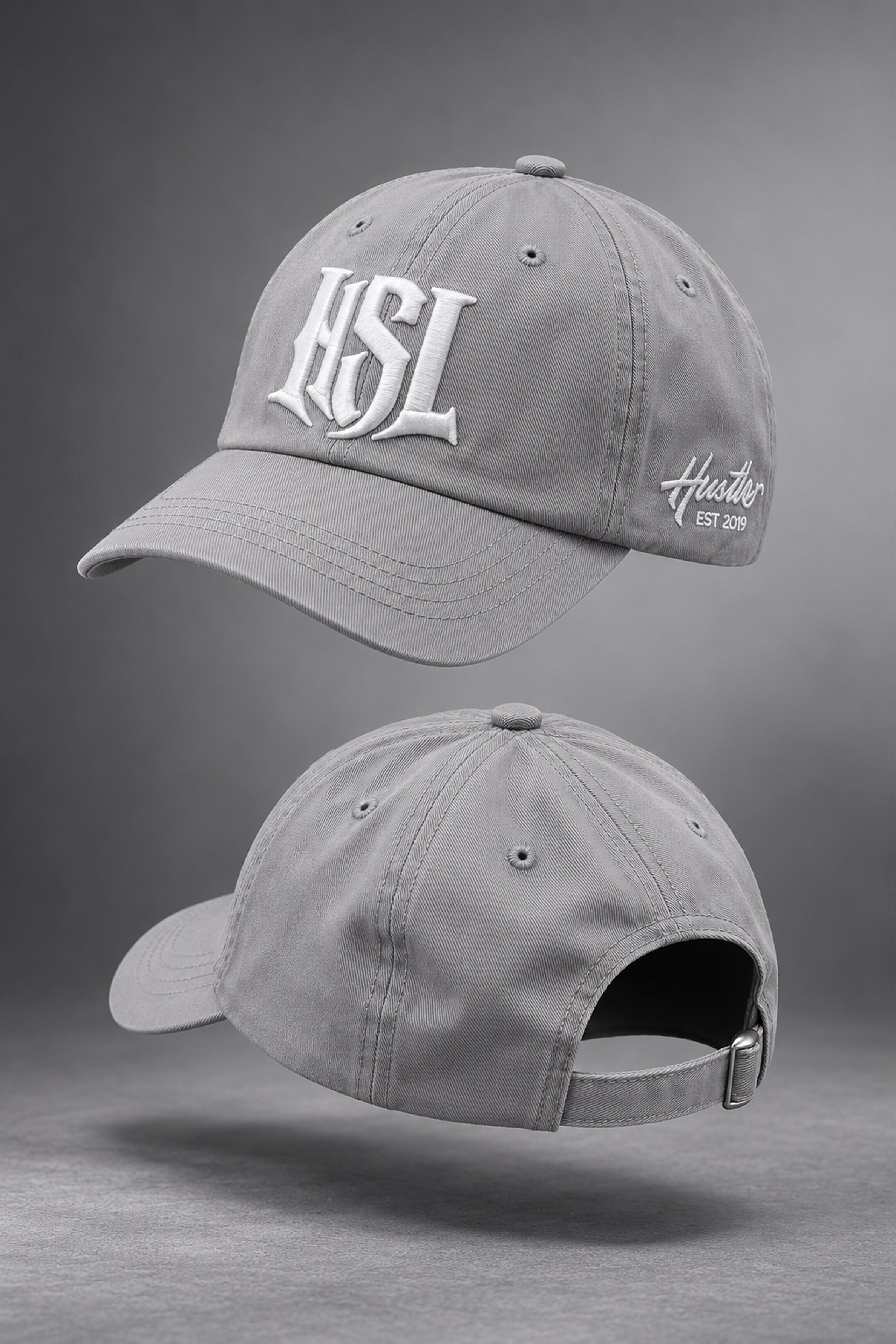 HUSTLE Men's Cap - Ash