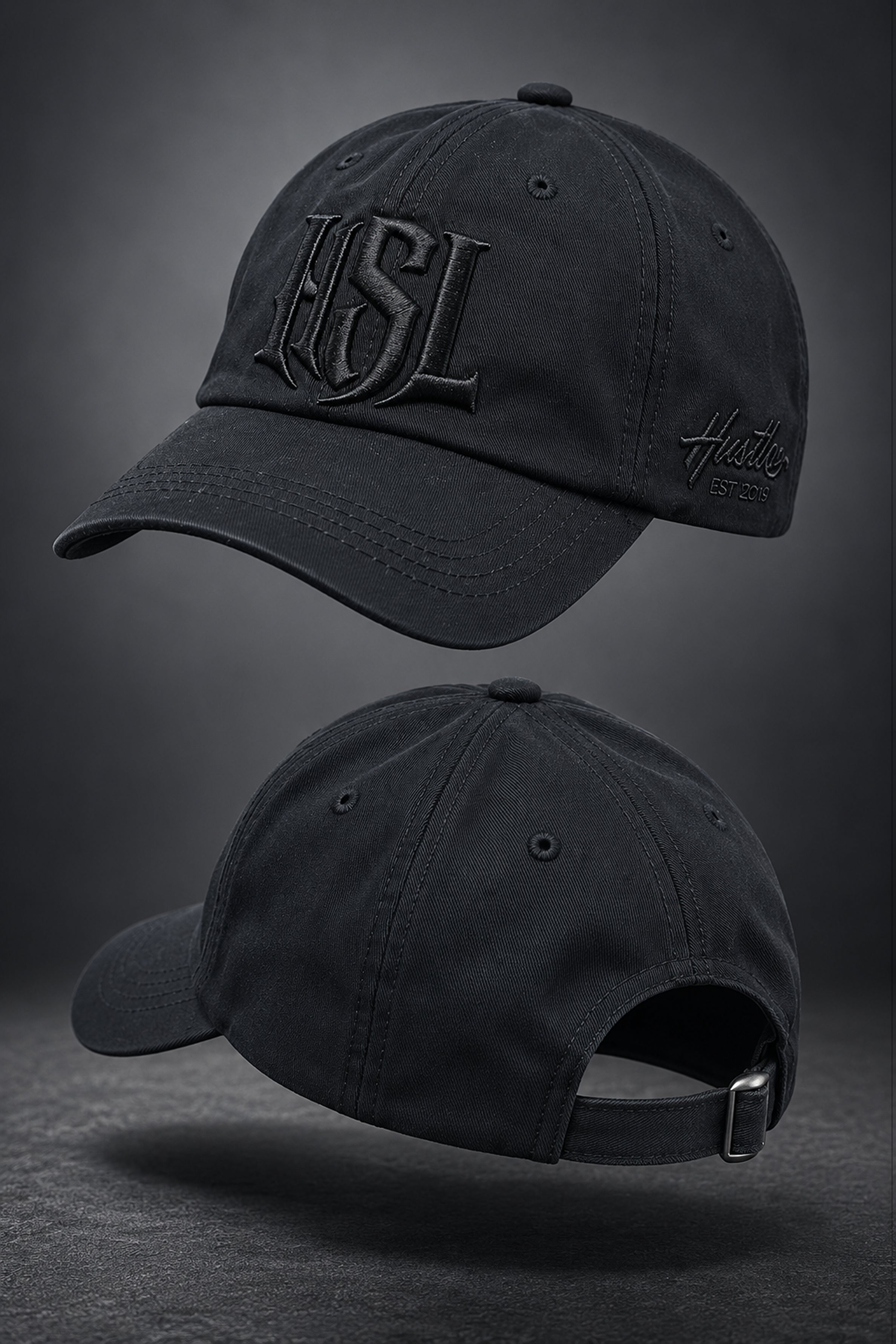 HUSTLE Men's Cap - Black
