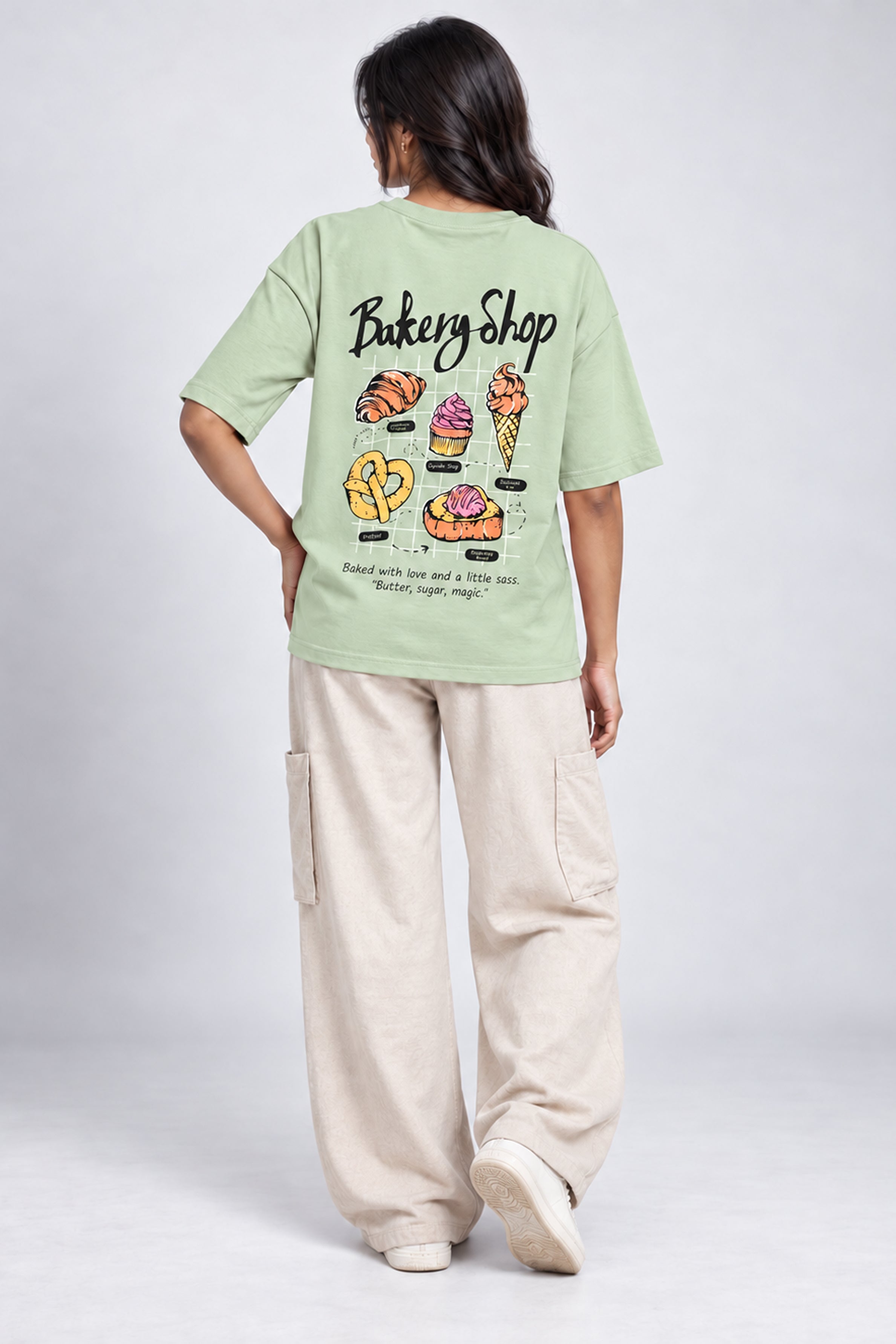 BASIC DROP MODANO Women's Tees - Green