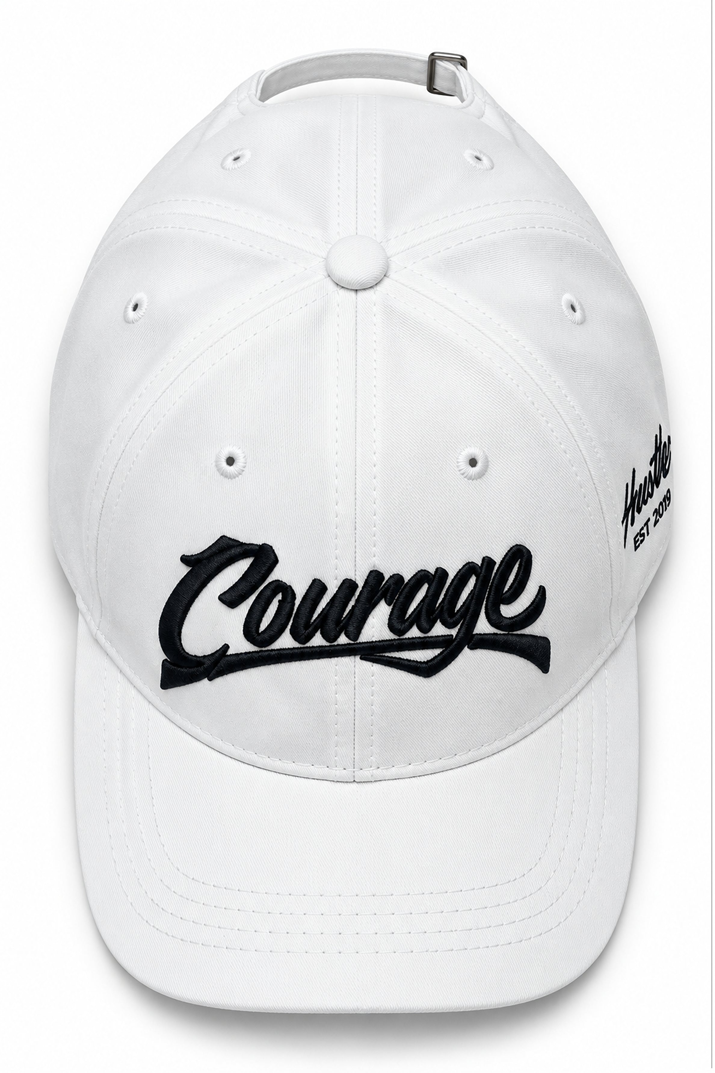 HUSTLE Men's Cap - White