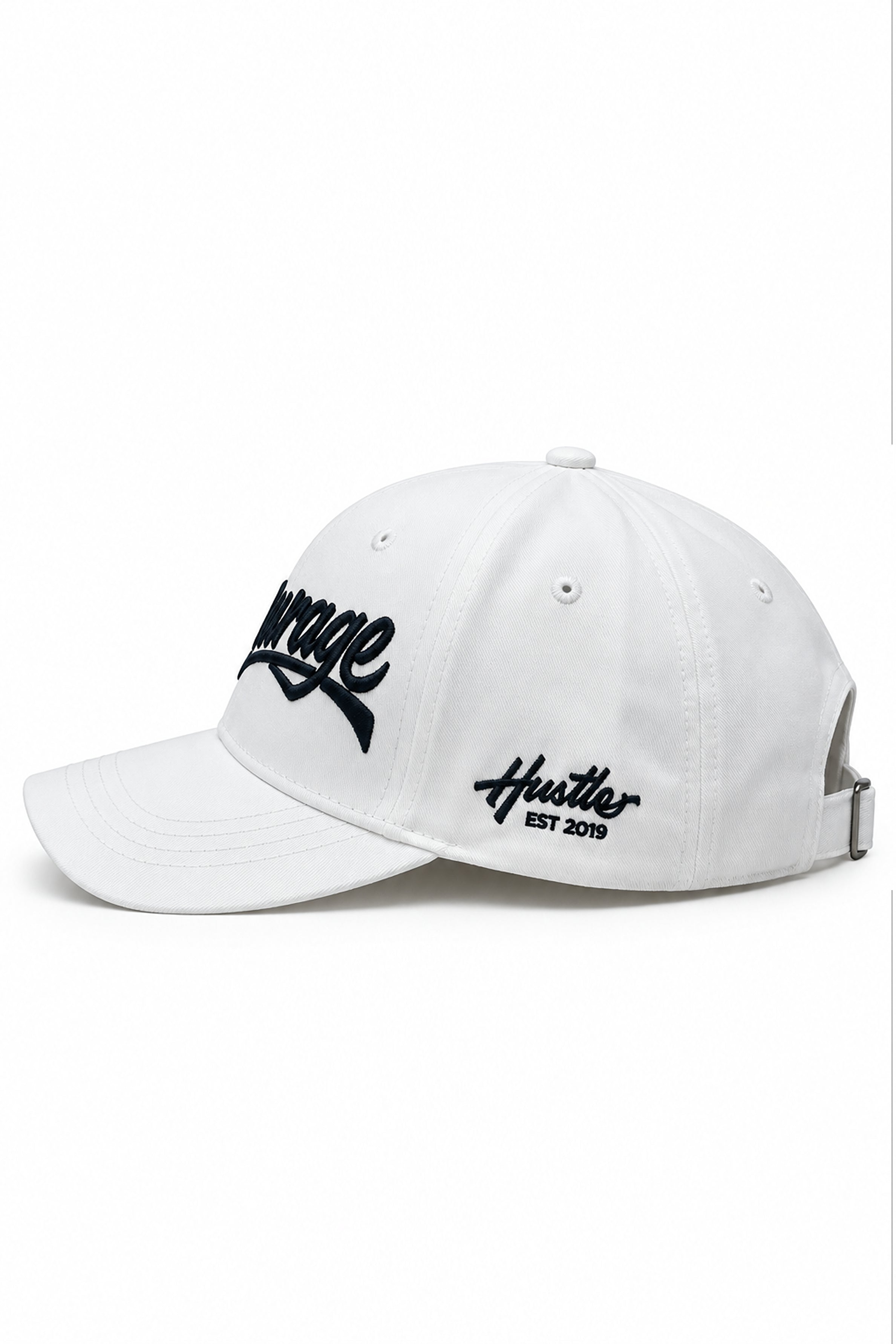 HUSTLE Men's Cap - White