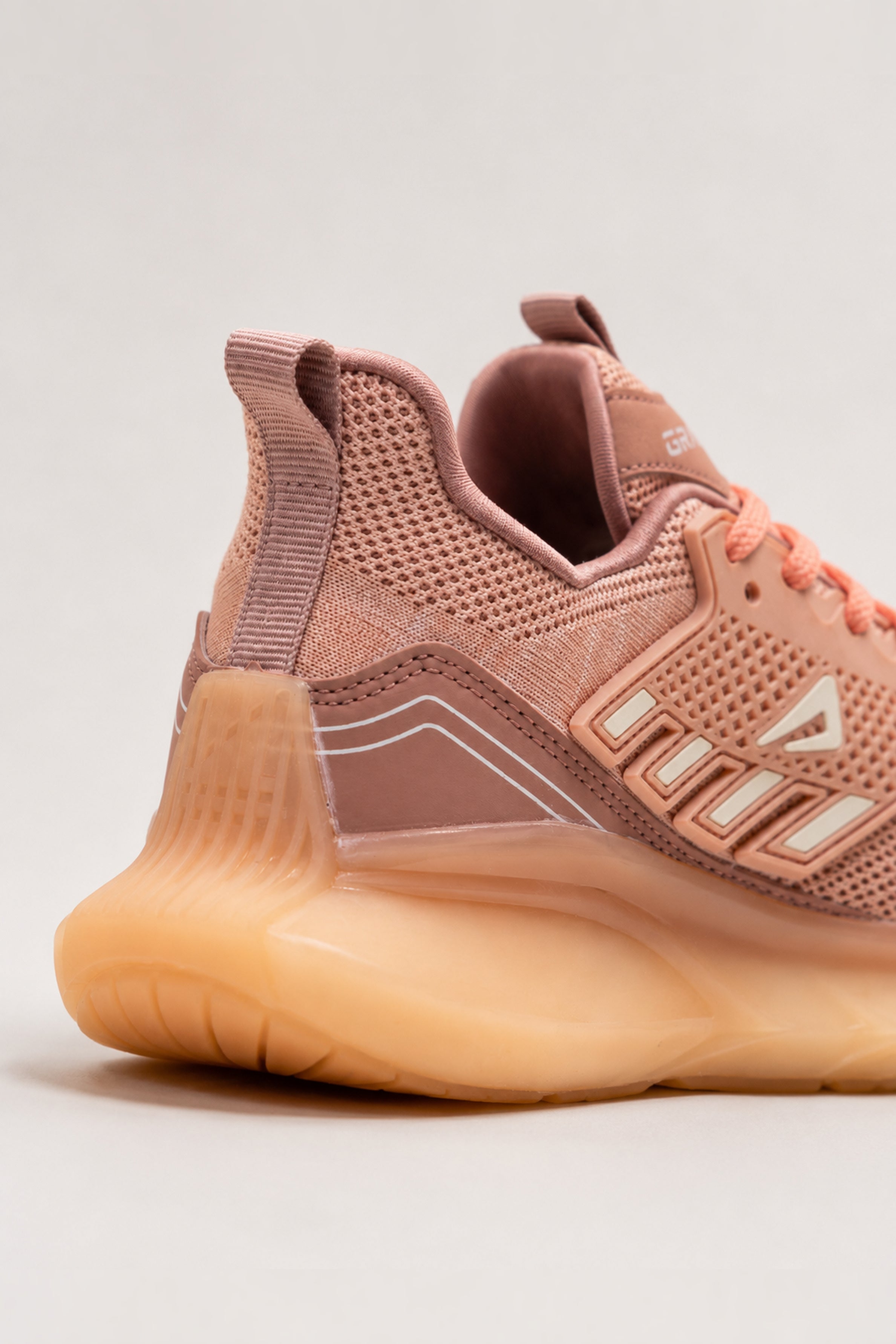 IMPAKTO Women's Peach Sports Shoes
