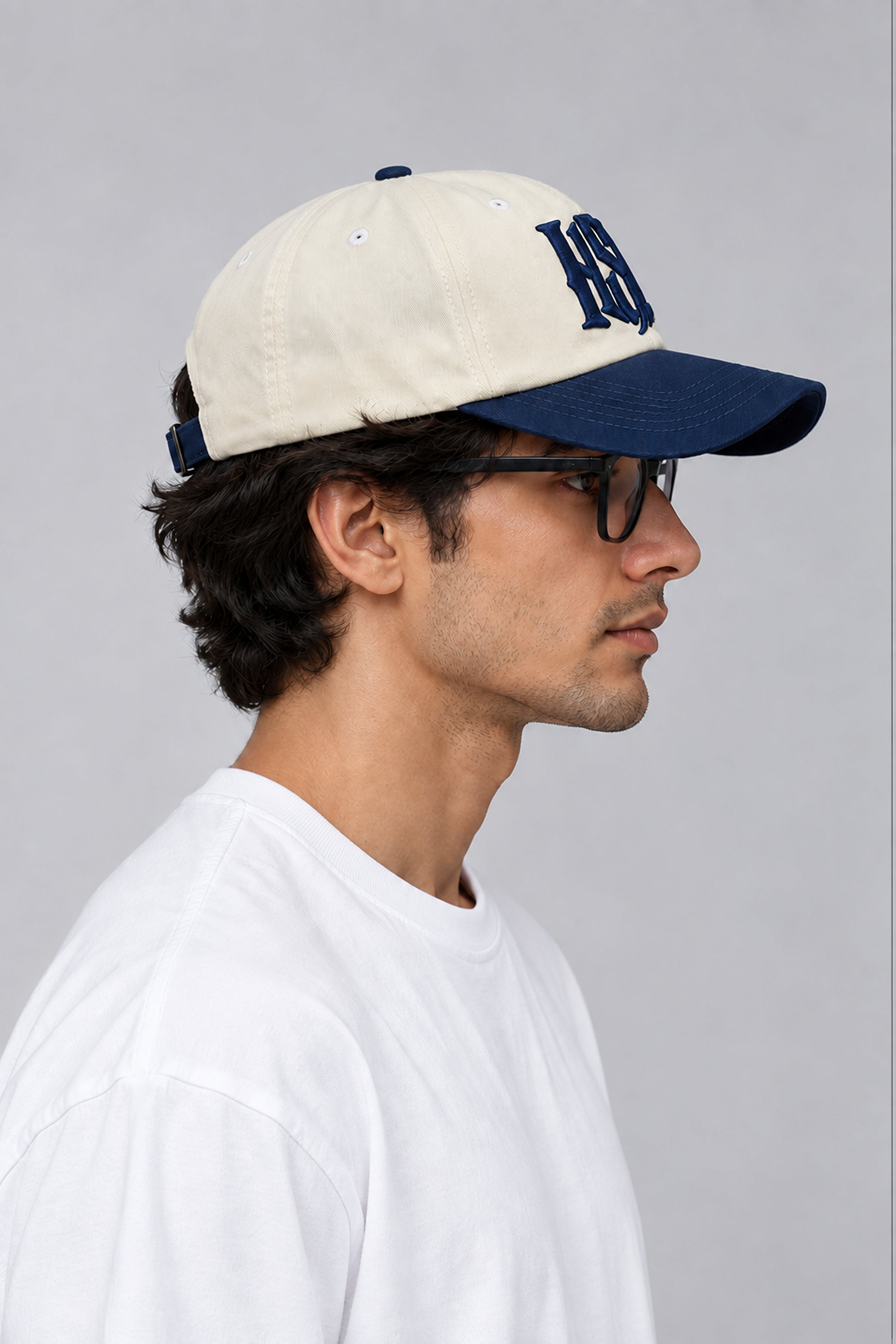 HUSTLE Men's Cap - Navy