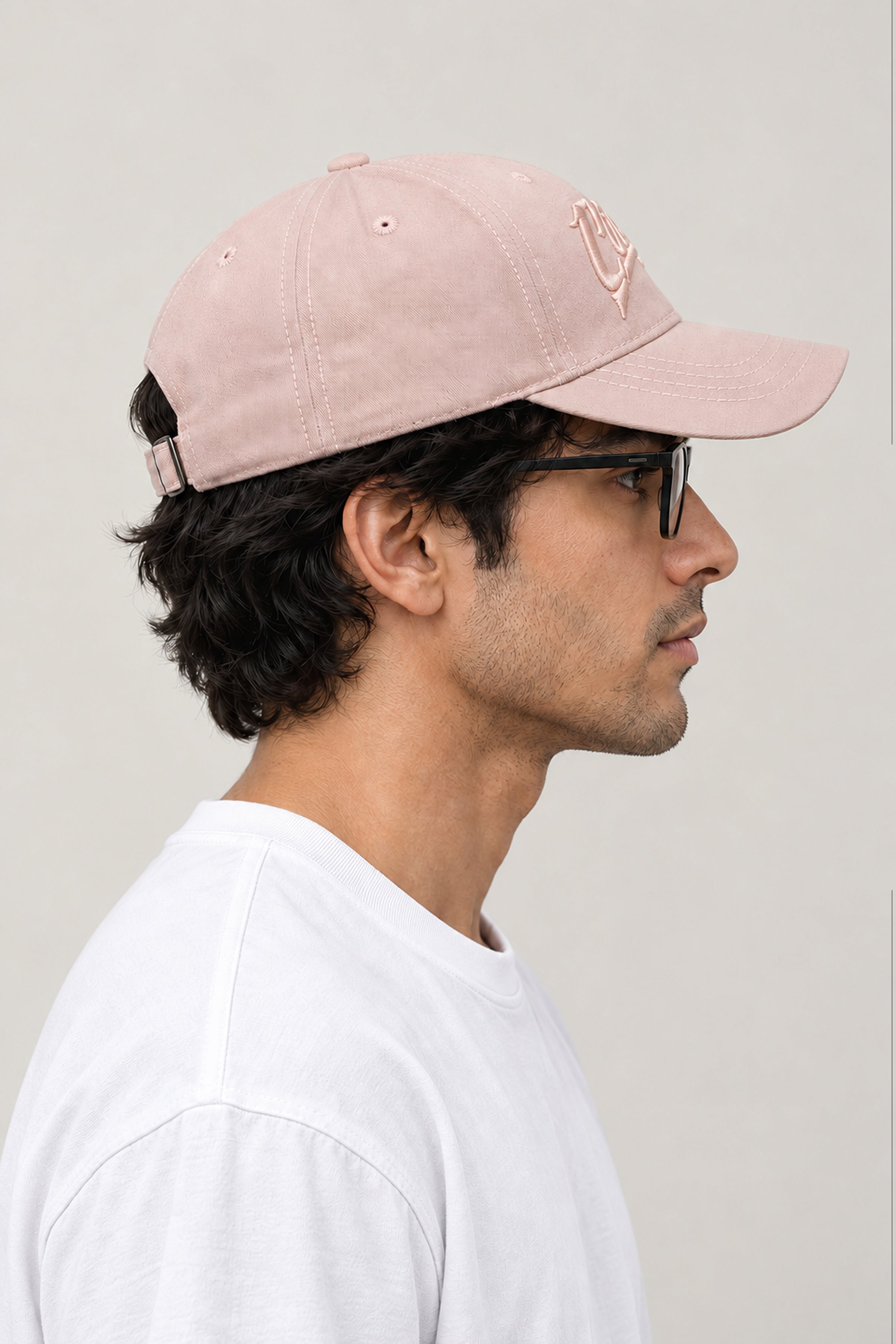 HUSTLE Men's Cap - Pink