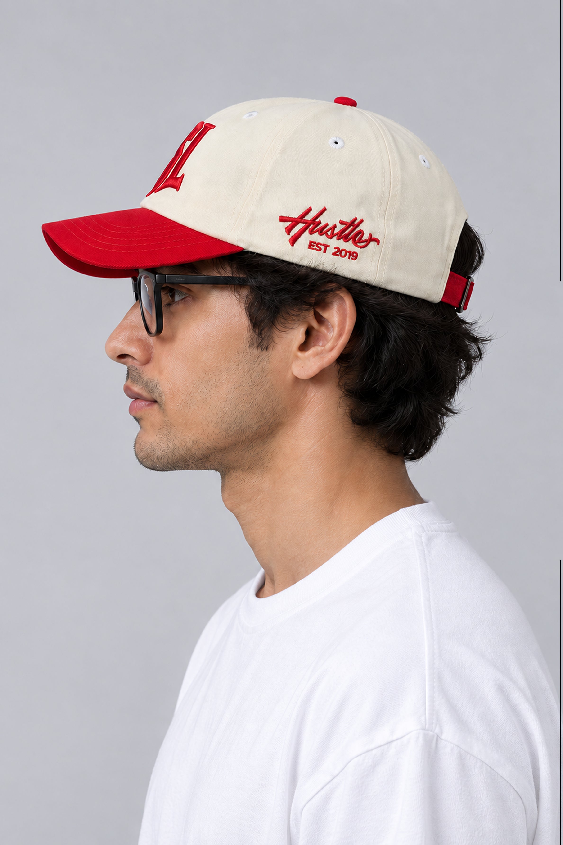 HUSTLE Men's Cap - Red