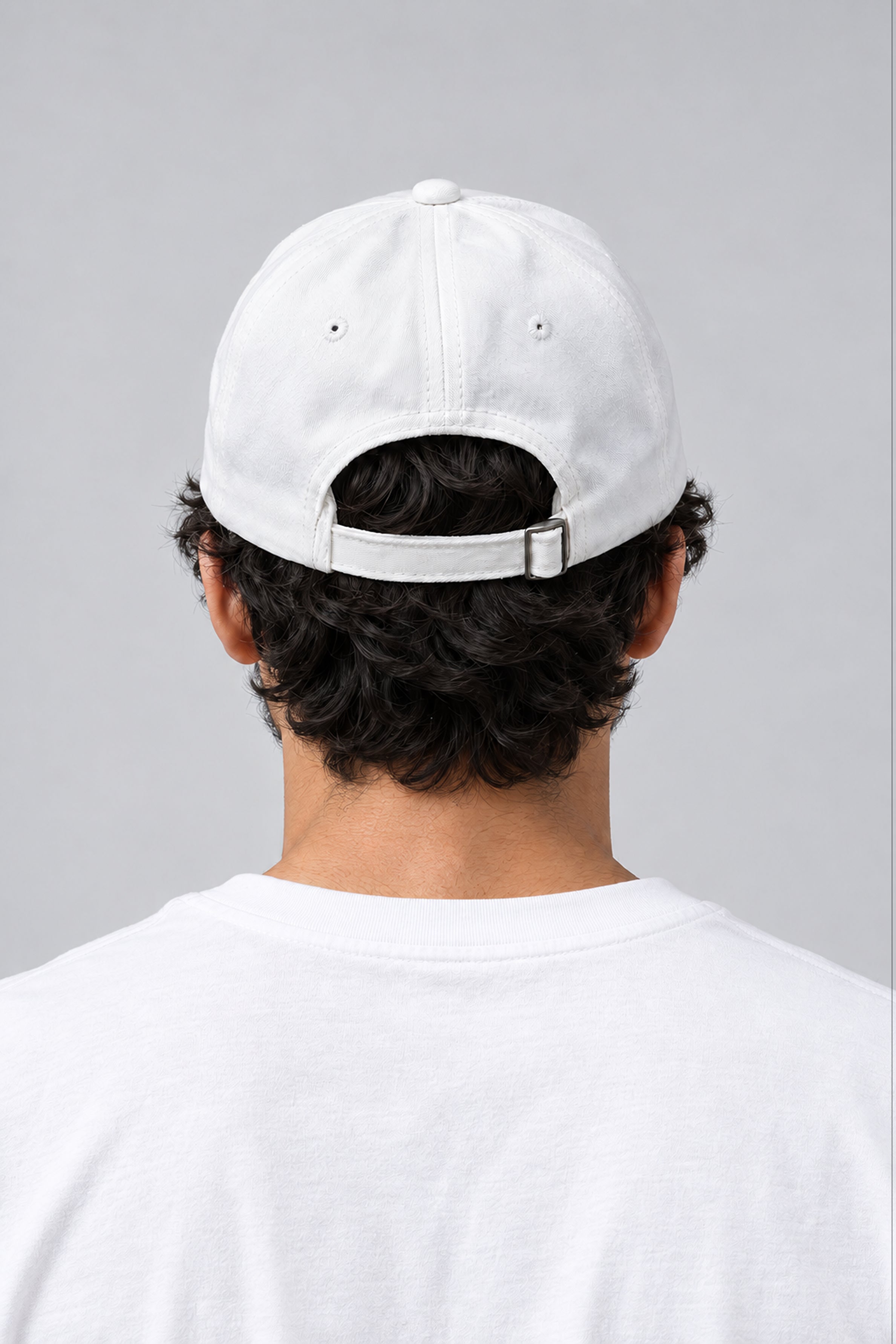 HUSTLE Men's Cap - White