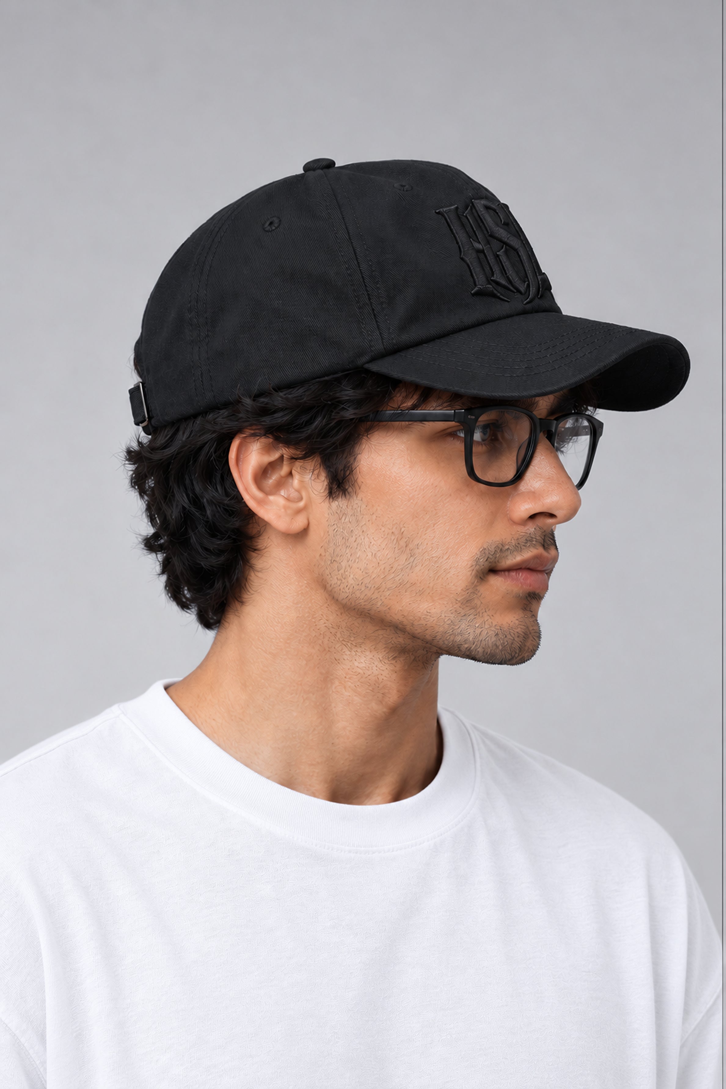 HUSTLE Men's Cap - Black
