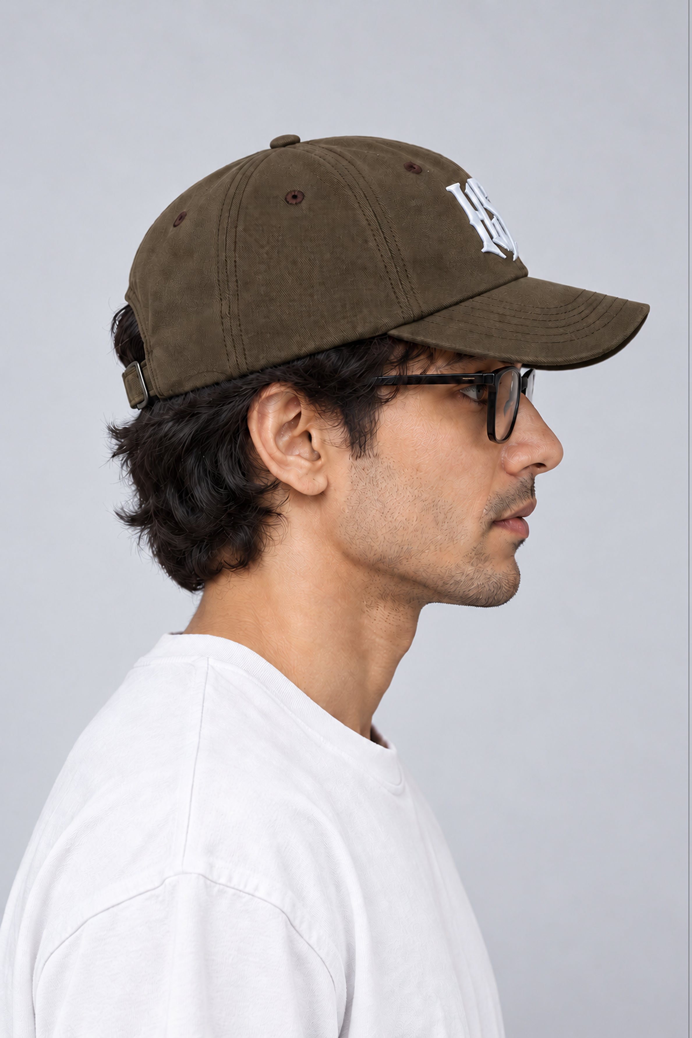 HUSTLE Men's Cap - Coffe