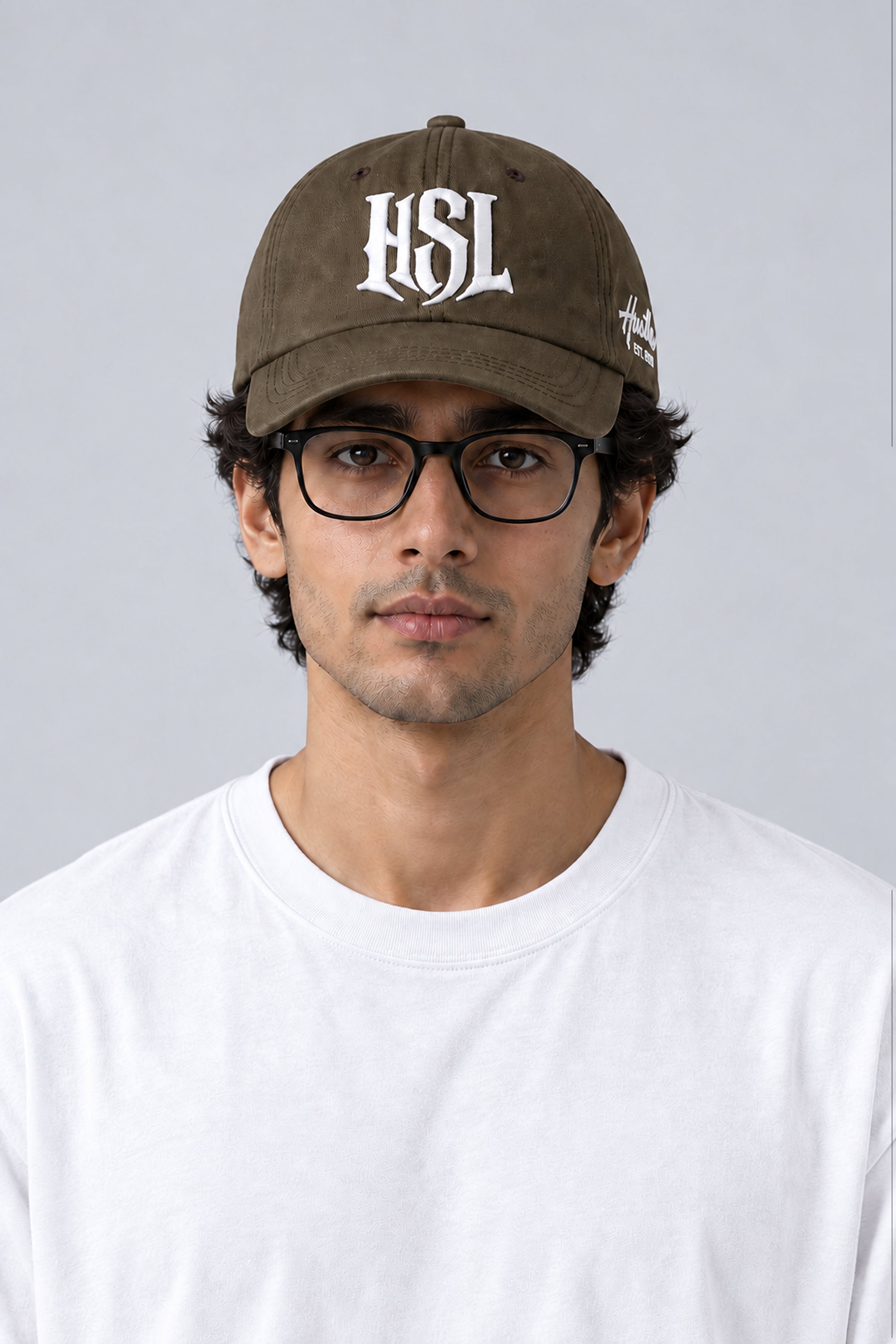 HUSTLE Men's Cap - Coffe