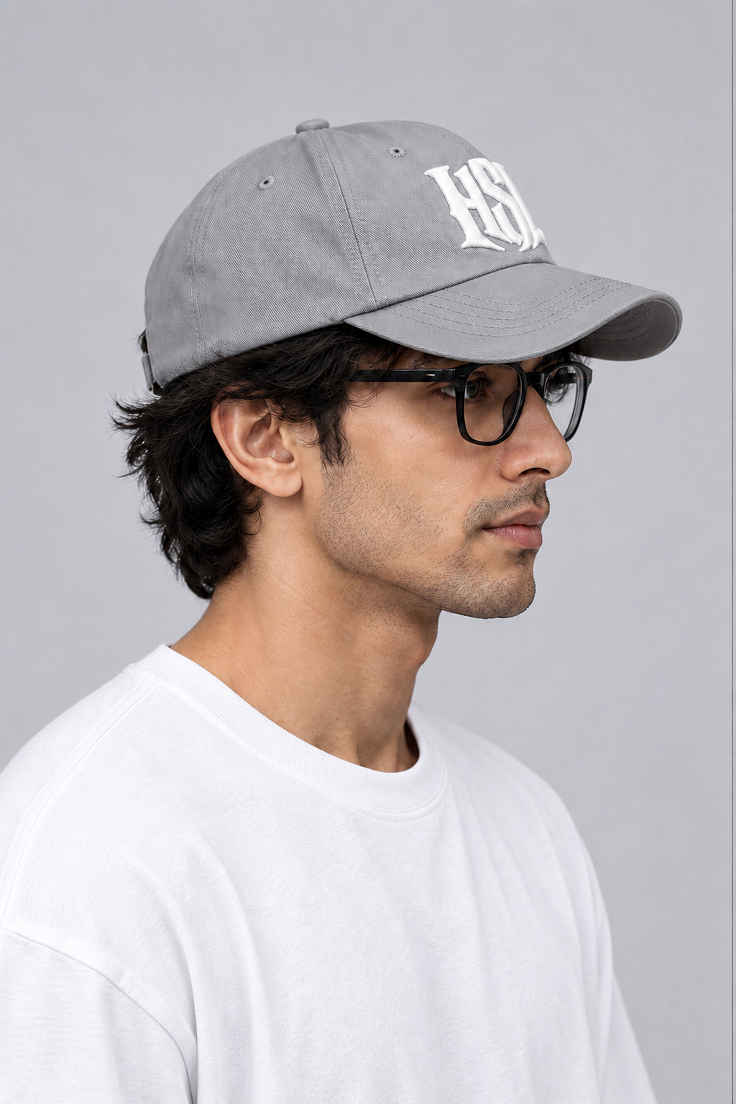 HUSTLE Men's Cap - Ash