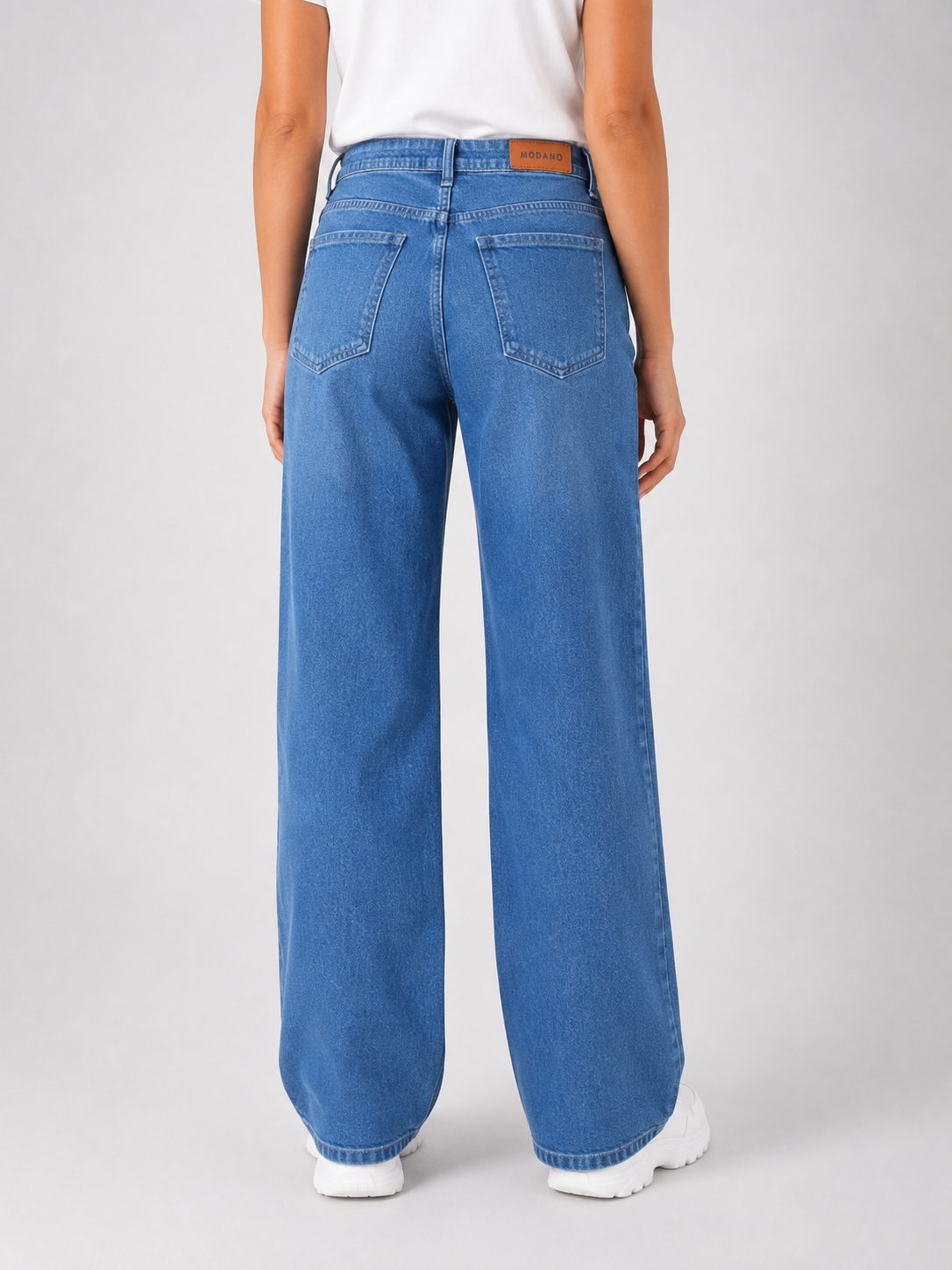 MODANO Women's Jeans - Mid Blue