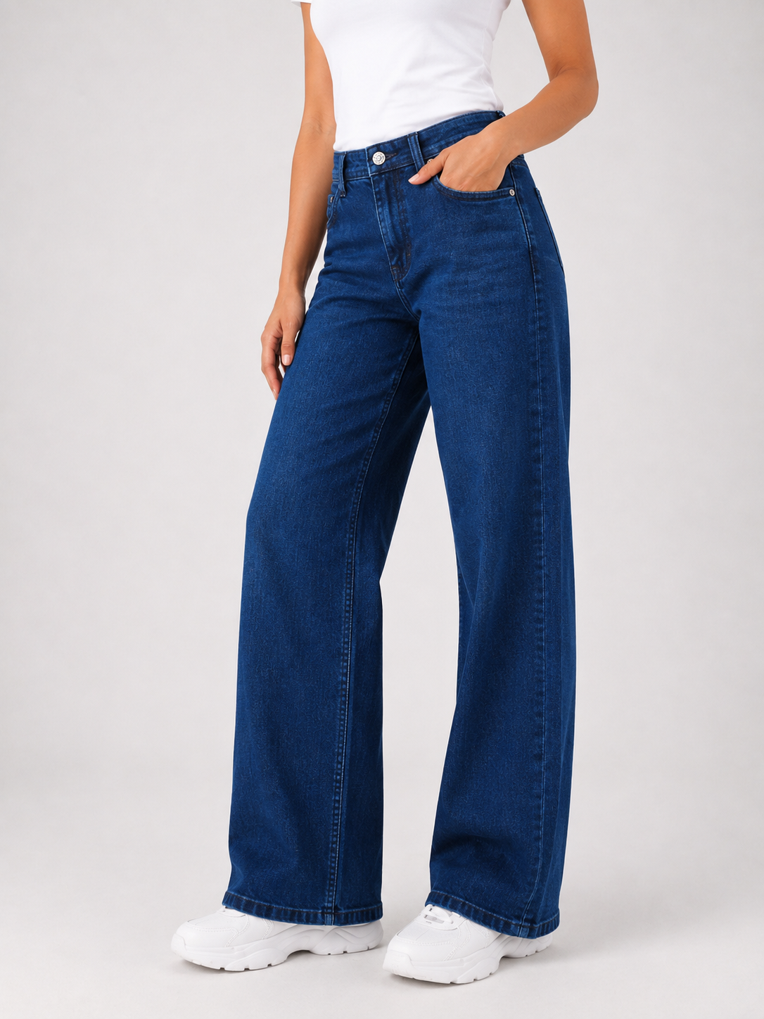 MODANO Women's Jeans - Stone Blue