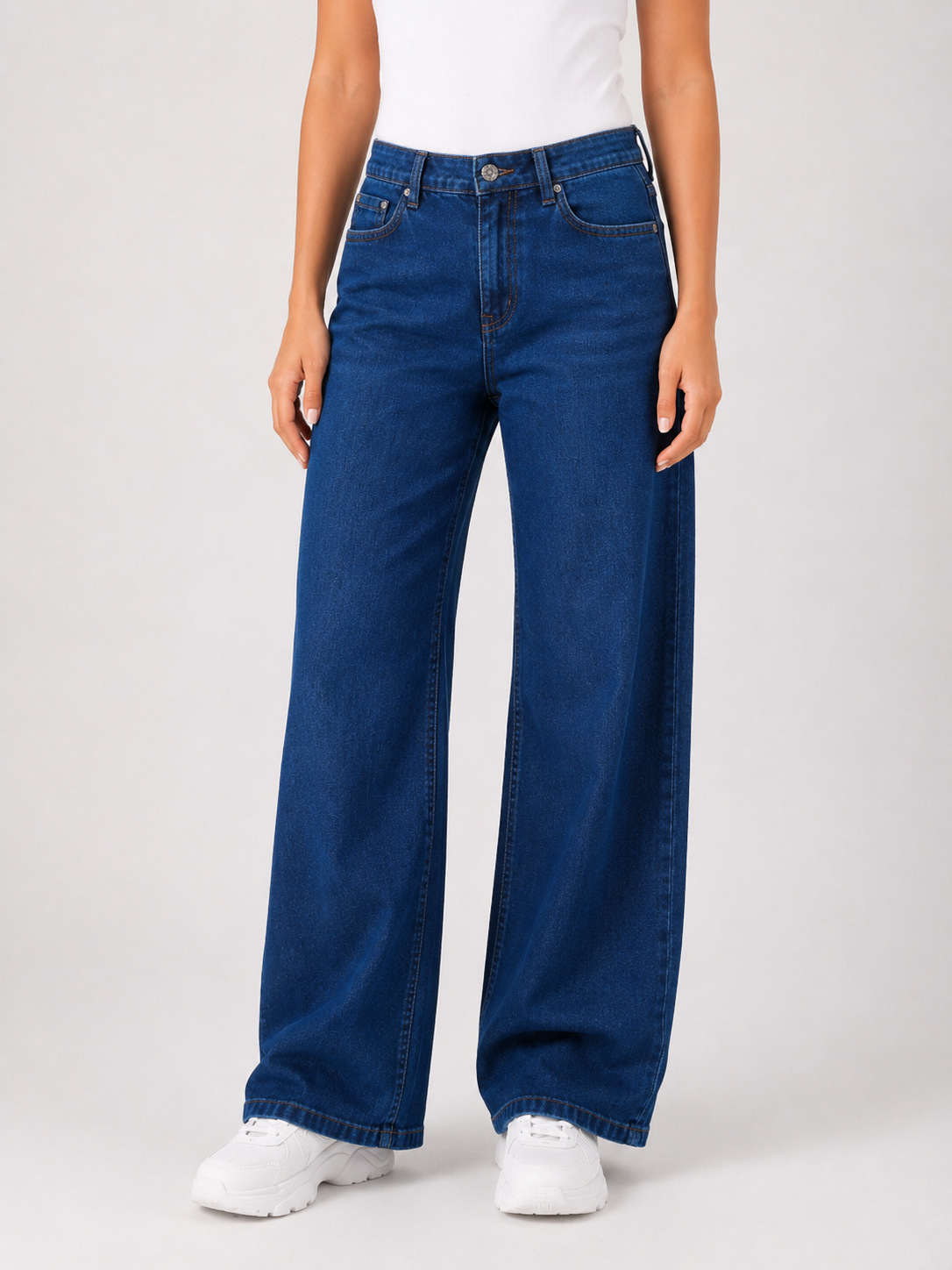 MODANO Women's Jeans - Stone Blue