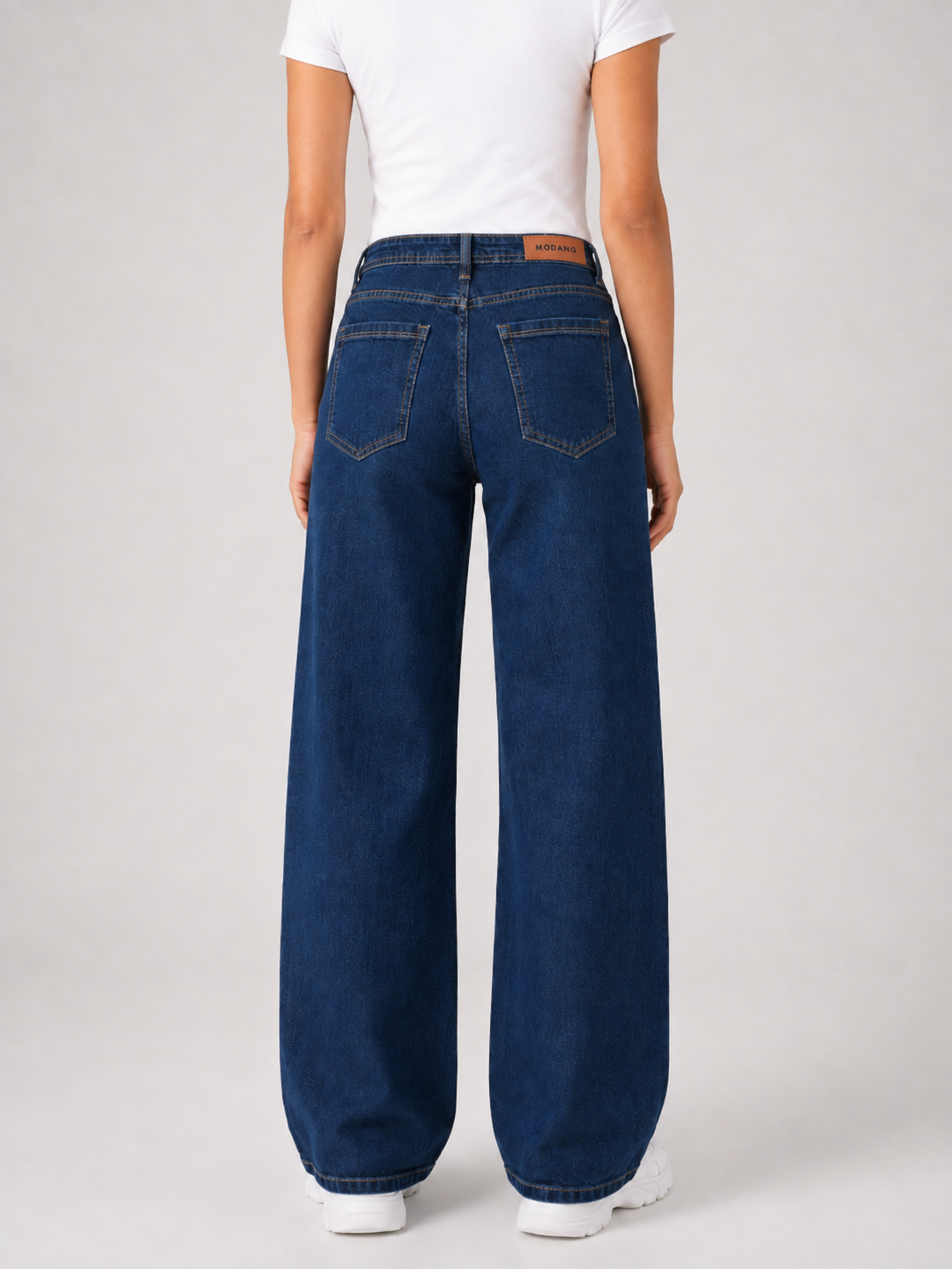 MODANO Women's Jeans - Dark Blue