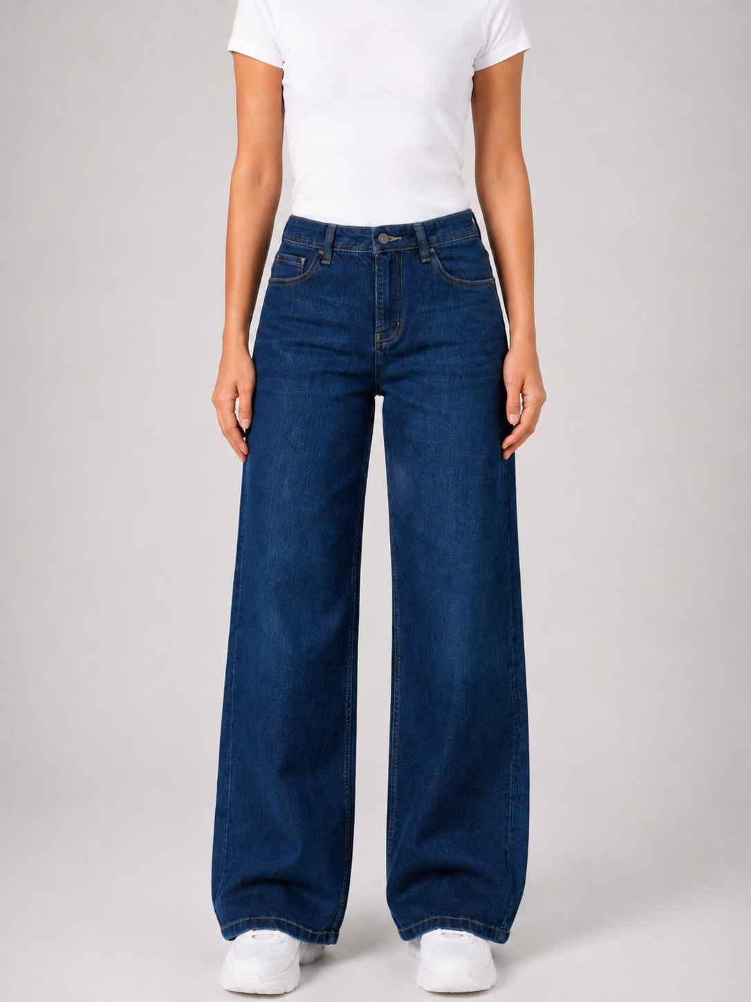 MODANO Women's Jeans - Dark Blue