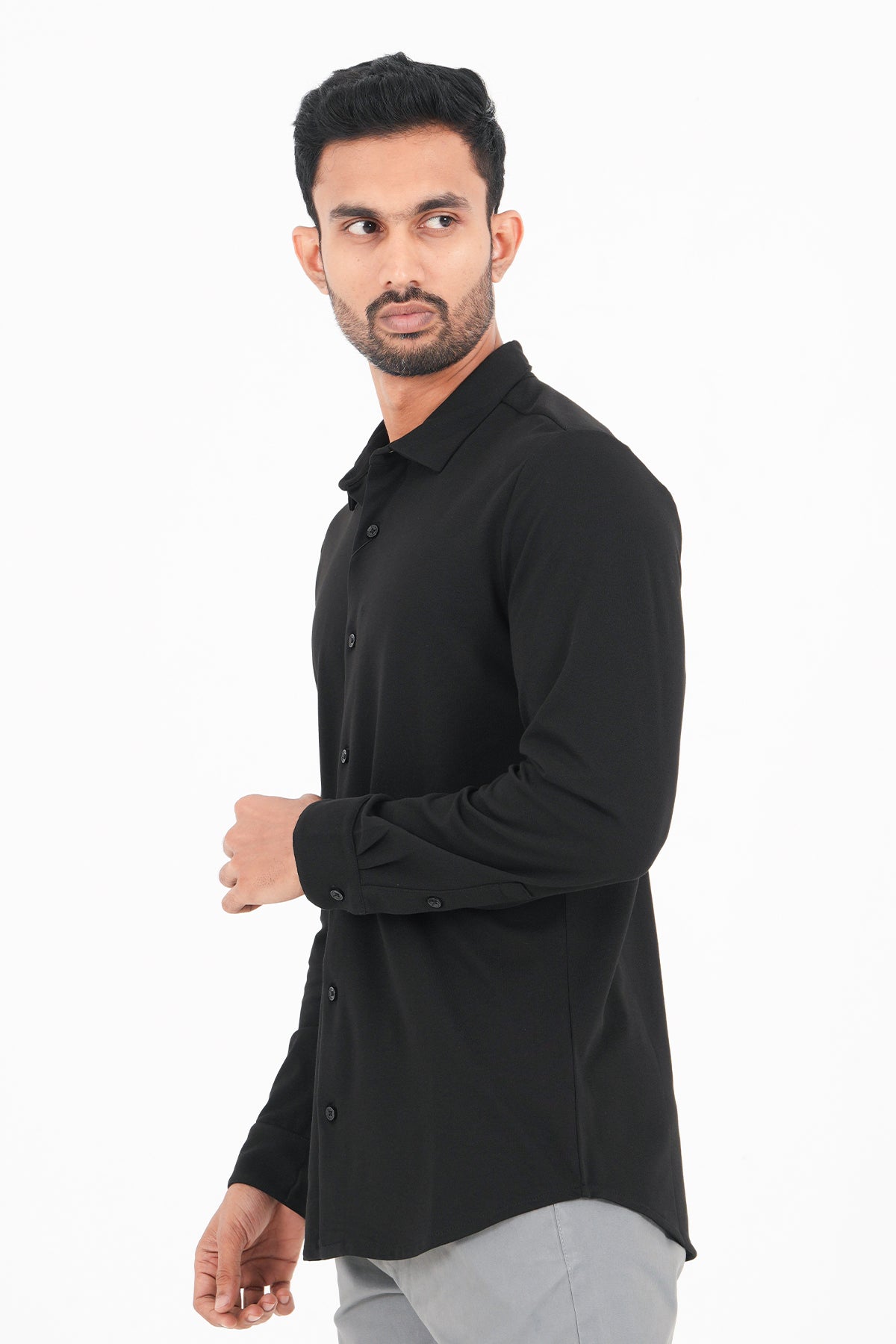 King Street Premium Men's Long Sleeve Casual Shirt