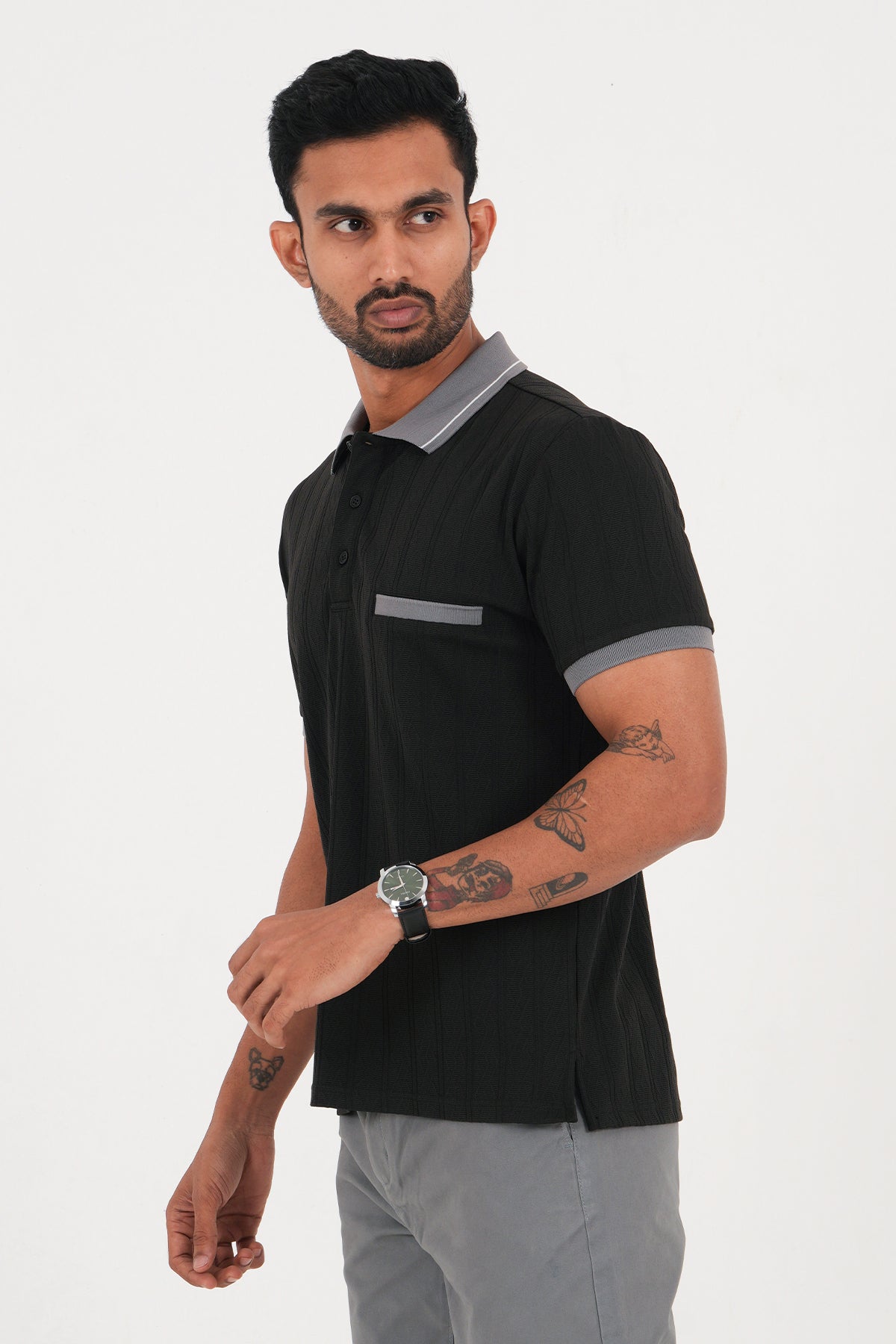 King Street Men's Casual Polo T-Shirt