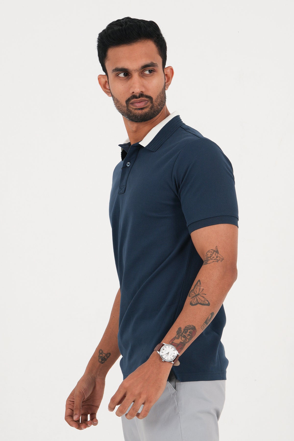 King Street TIMELESS Men's Short Sleeve Casual Polo T-Shirt