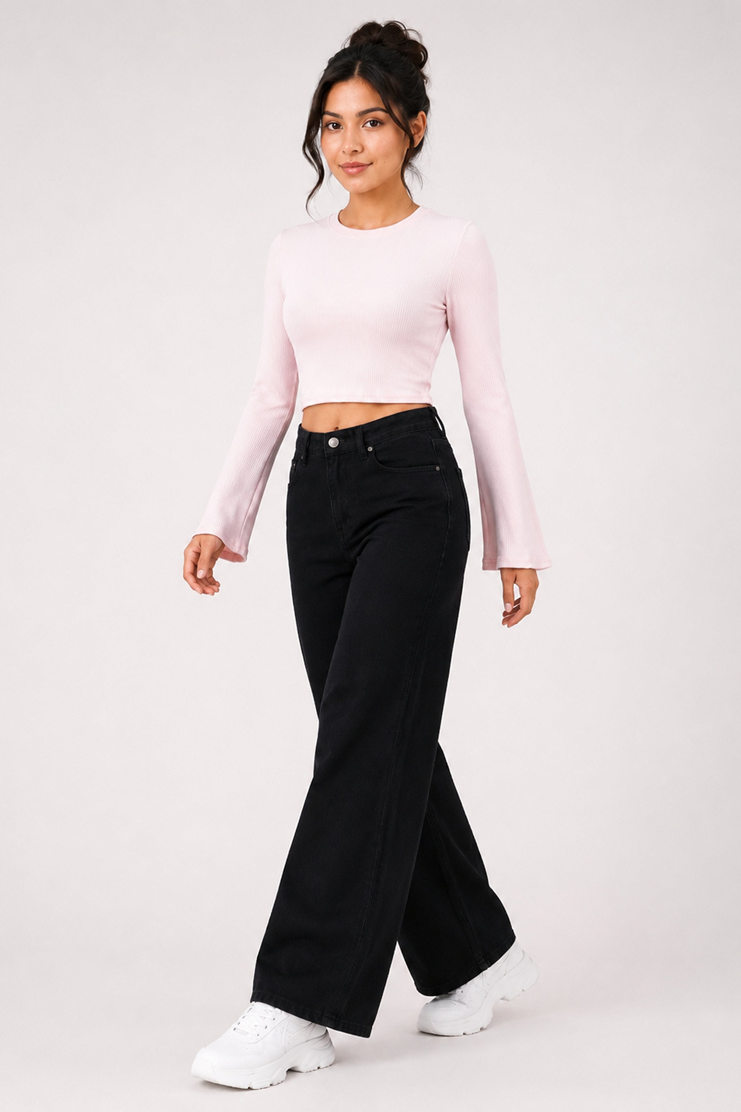 Modano Women's Long Sleeve Tees - Pink