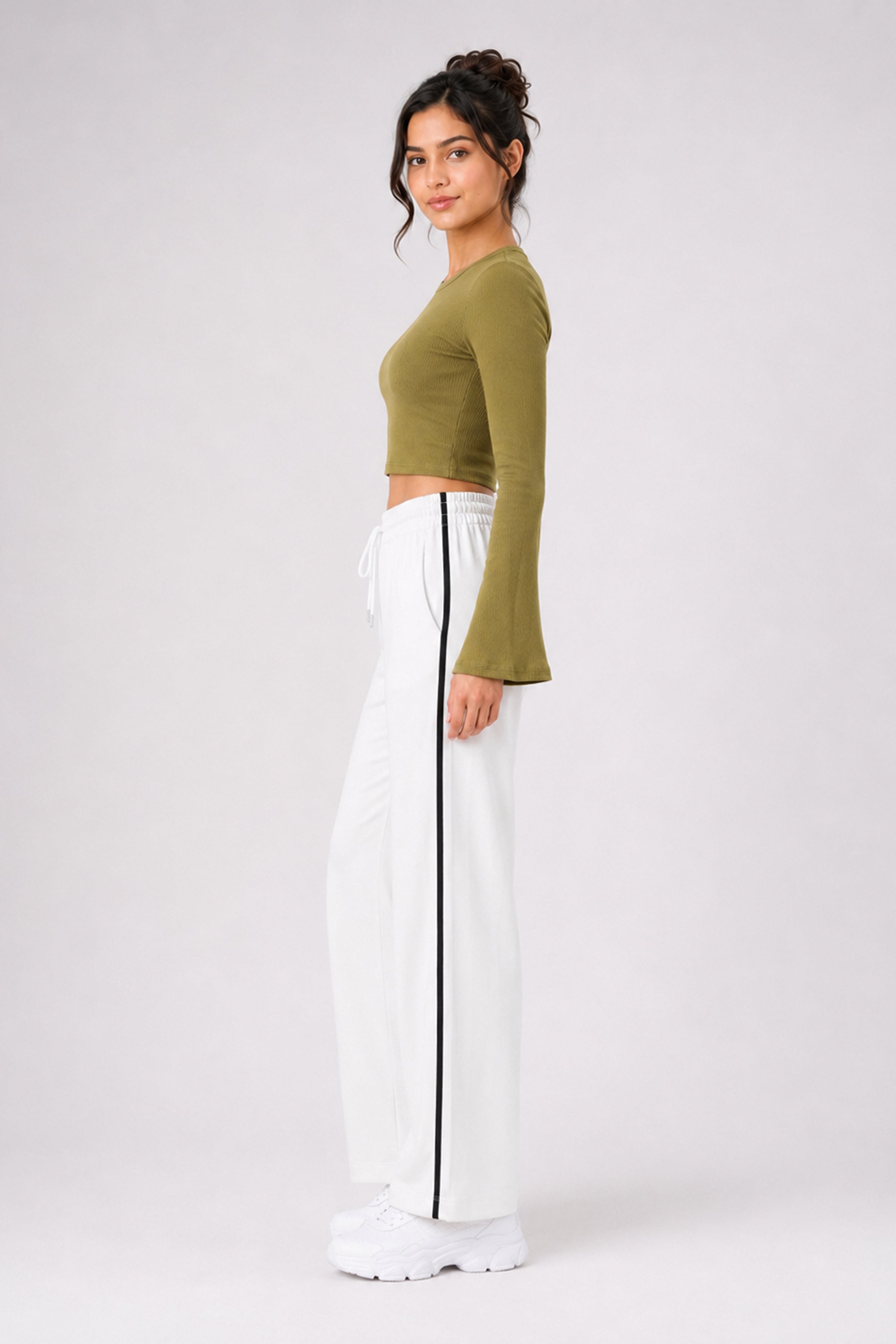 Modano Women's Long Sleeve Tees - Khaki