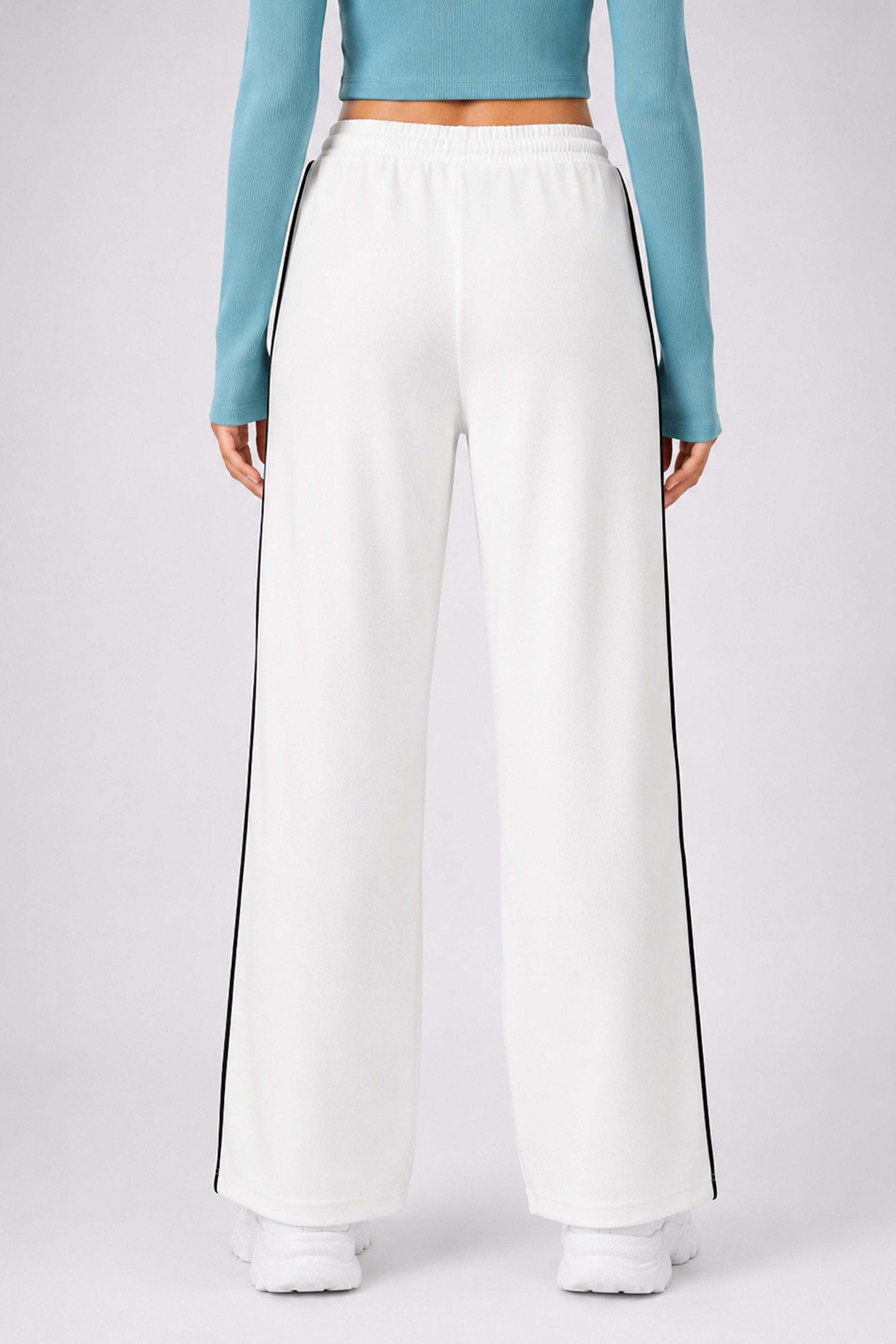 MODANO Casual Straight Pant - White