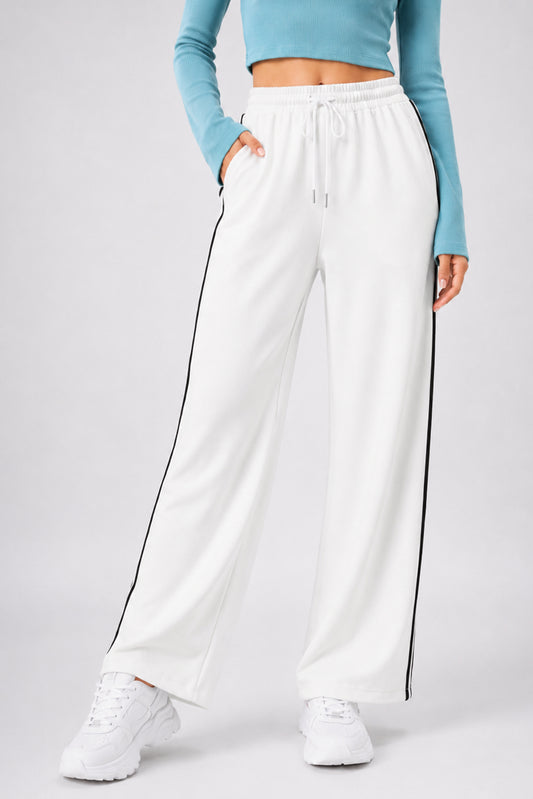 MODANO Women's White Trousers