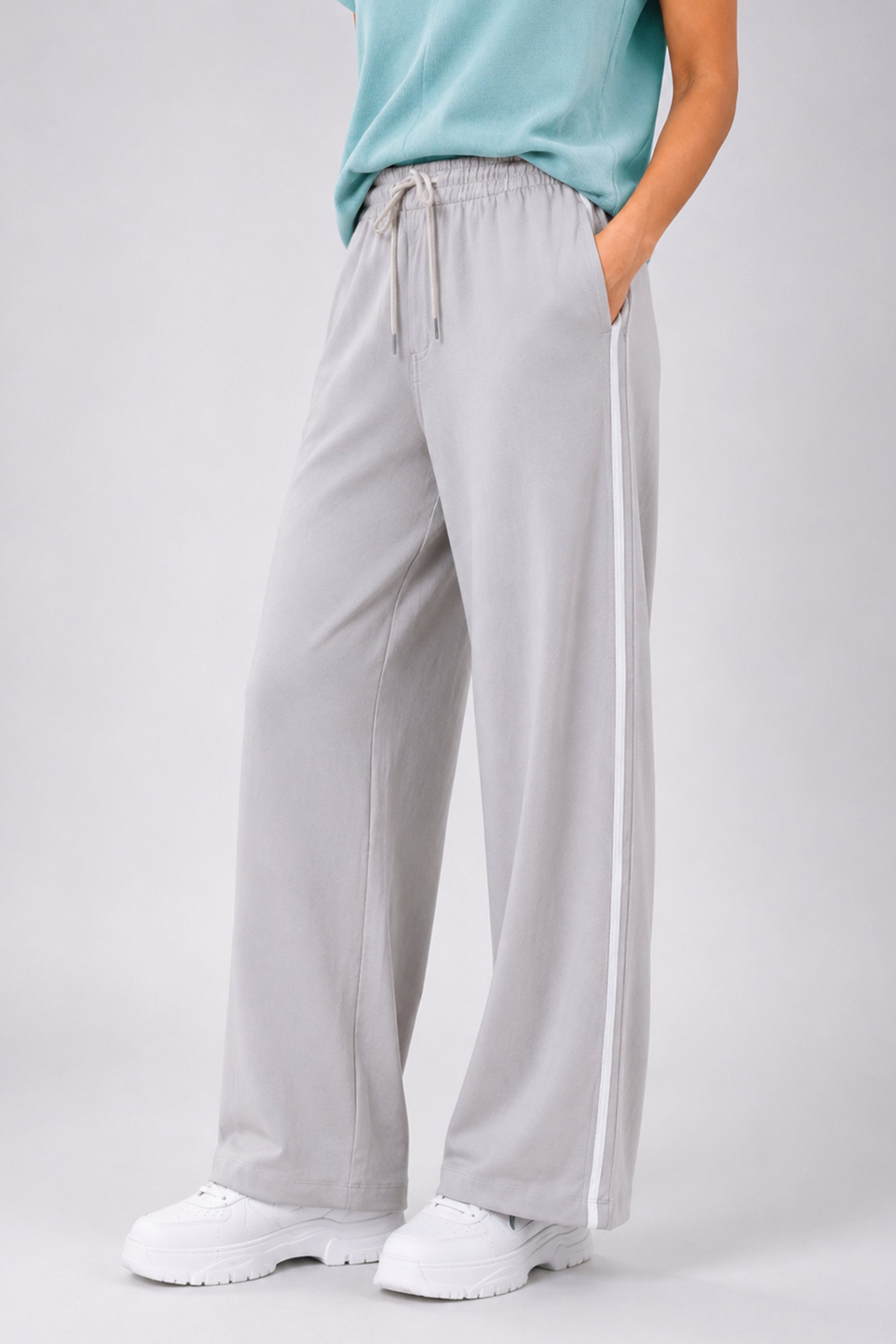 MODANO Casual Straight Pant - Beige