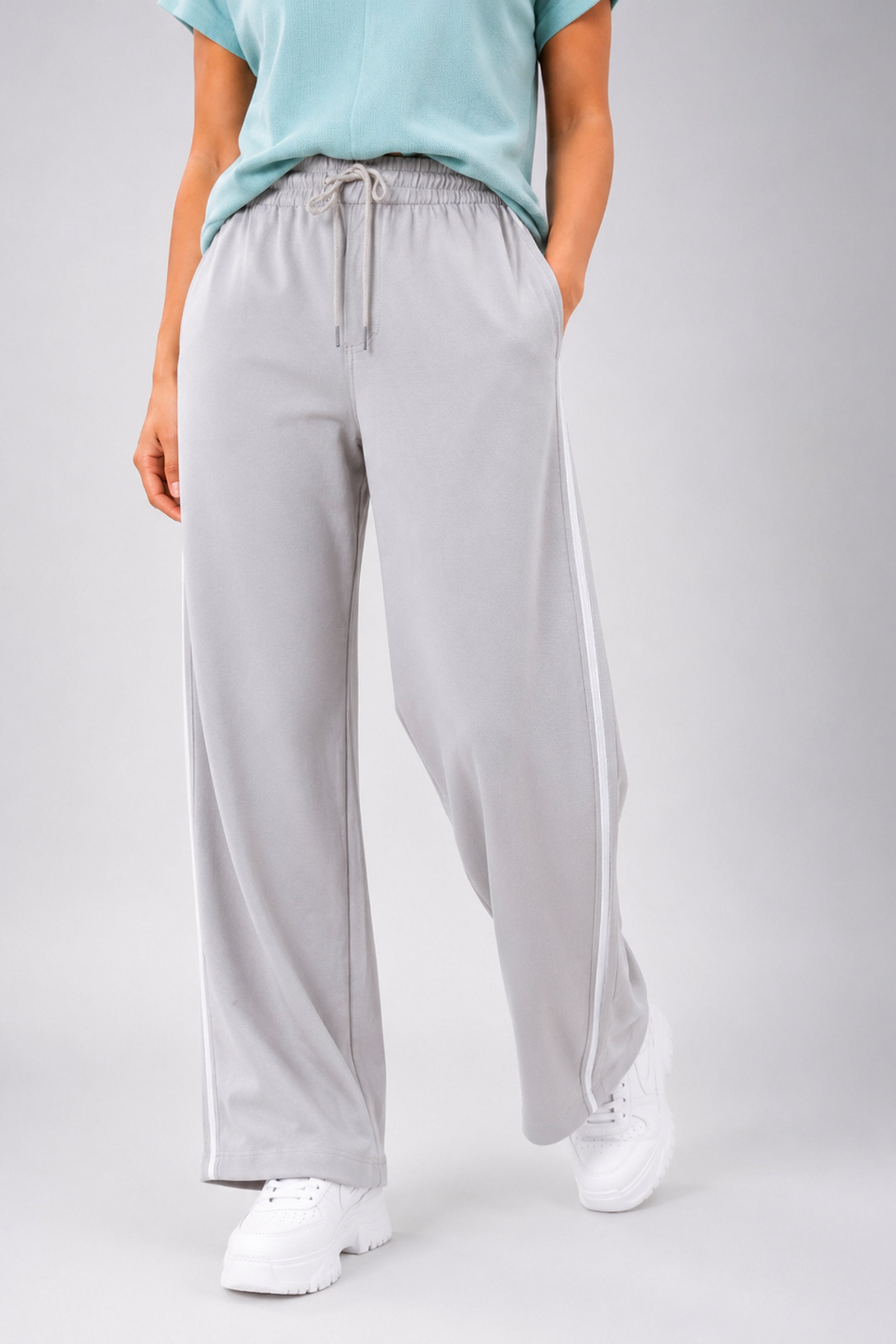 MODANO Casual Straight Pant - Beige