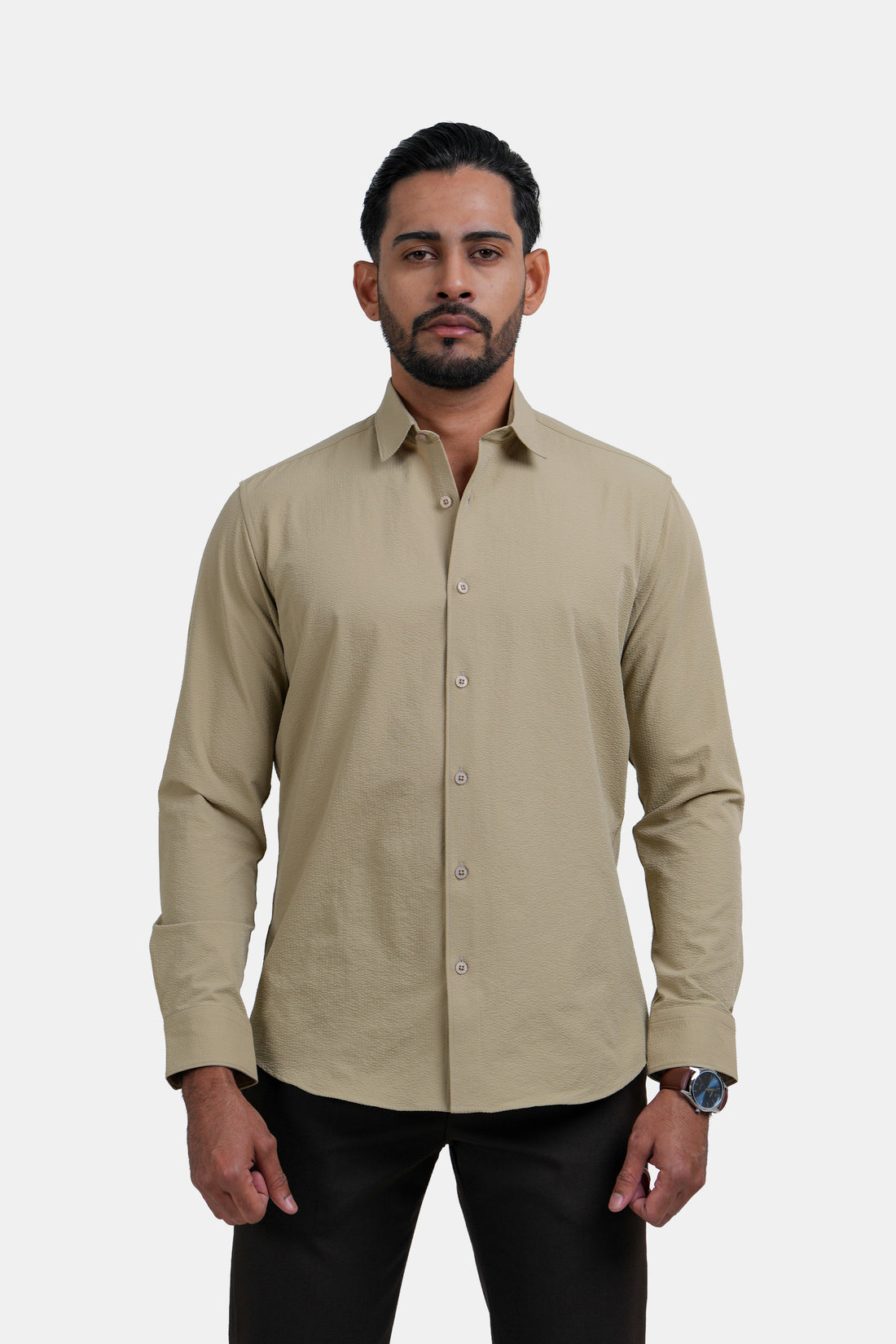 King Street Men’s Slim Fit Long Sleeve Casual Shirt