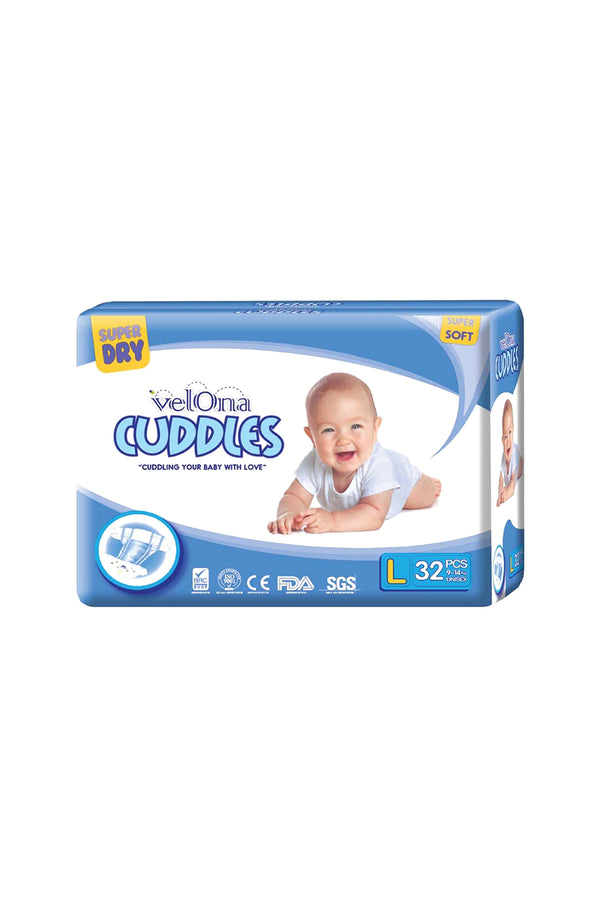 Velona Cuddles Classic Diaper Jumbo Pack - L