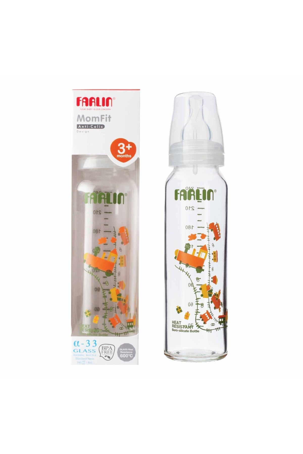 Farlin Glass Feeding Bottle