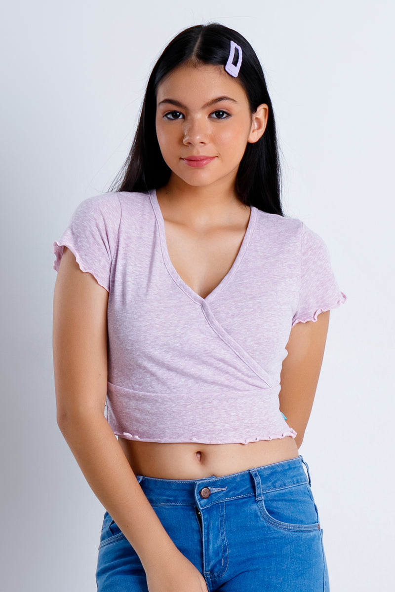 Miss Modano Girl Casual Cropped Top
