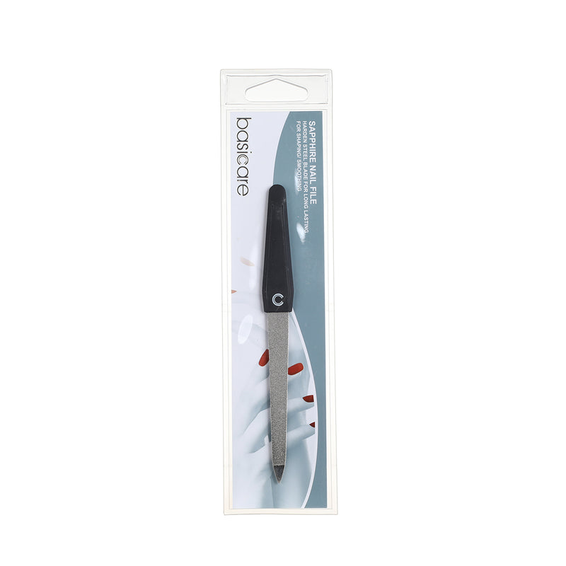 Basicare Sapphire Coated Stainless Steel Large Blade Nail File (7576277680352)