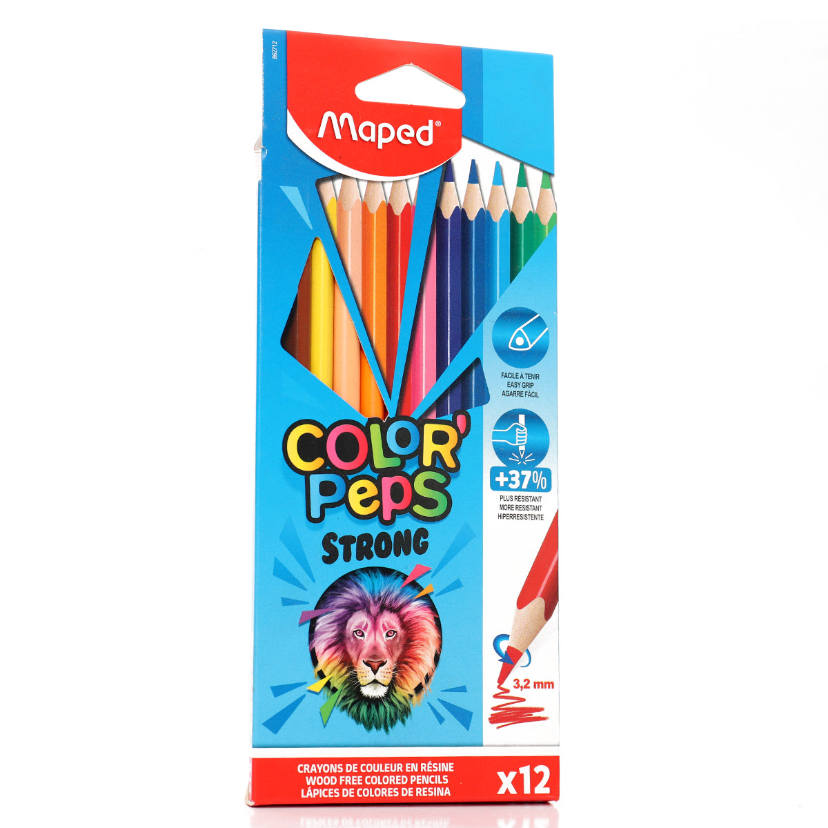 Maped Color'Peps Strong Coloured Pencils X 12 (7686160449760)