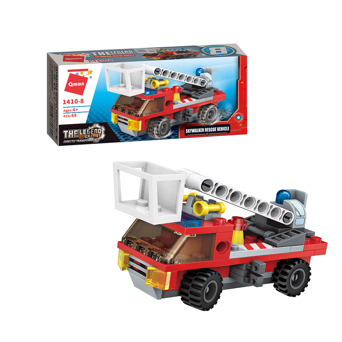 Qman The Legend of Chariot: Skywalker Rescue Vehicle (7681411514592)