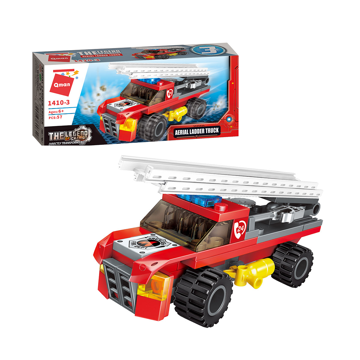 Qman The Legend of Chariot: Aerial Ladder Truck (7681411285216)