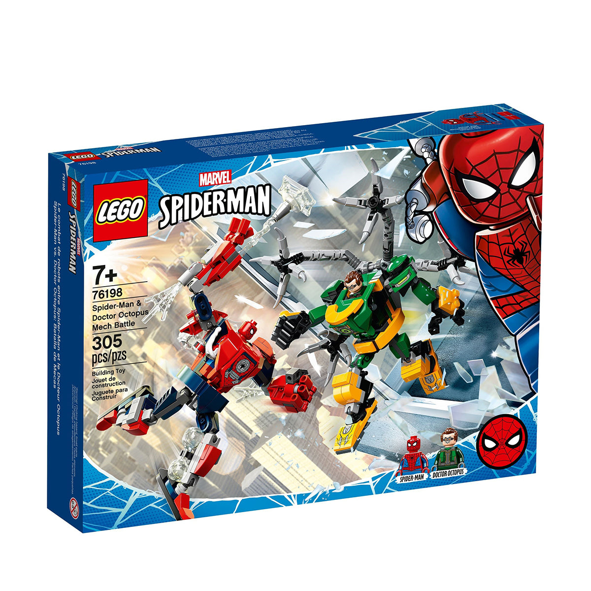 Lego Marvel: Spider-Man & Doctor Octopus Mech Battle (7599746646240)