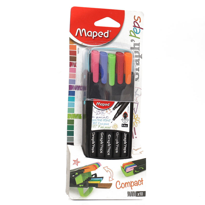 Maped Graph Peps Fine Liner X 10 Compact (7686160744672)