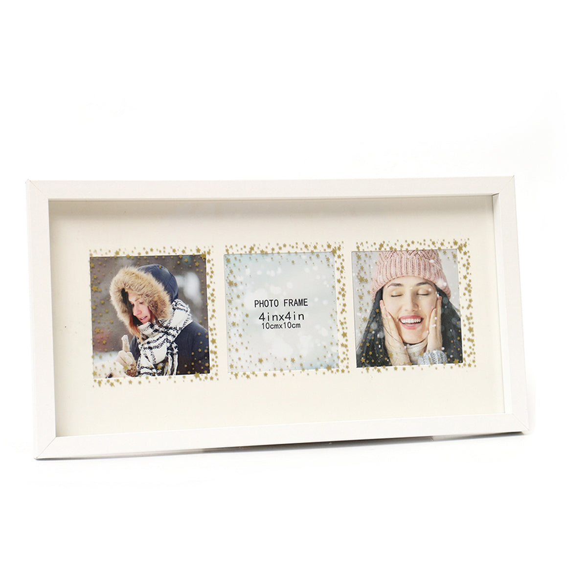 3-Display Collage Wooden Picture Frame (7574625681632)