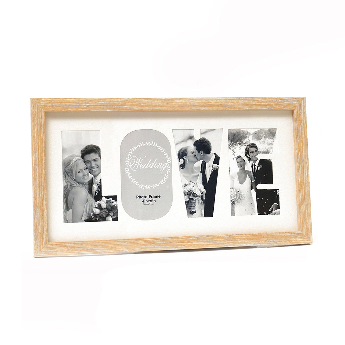 LOVE 4-Letter Display Wooden Picture Frame (7574625911008)
