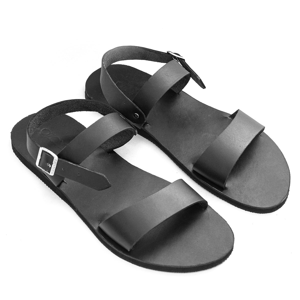 Mens Casual Leather Sandal (7616120553696)