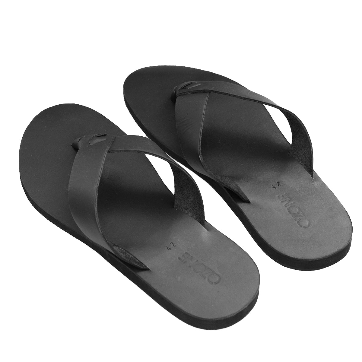 Mens Casual Leather Slipper (7616120488160)