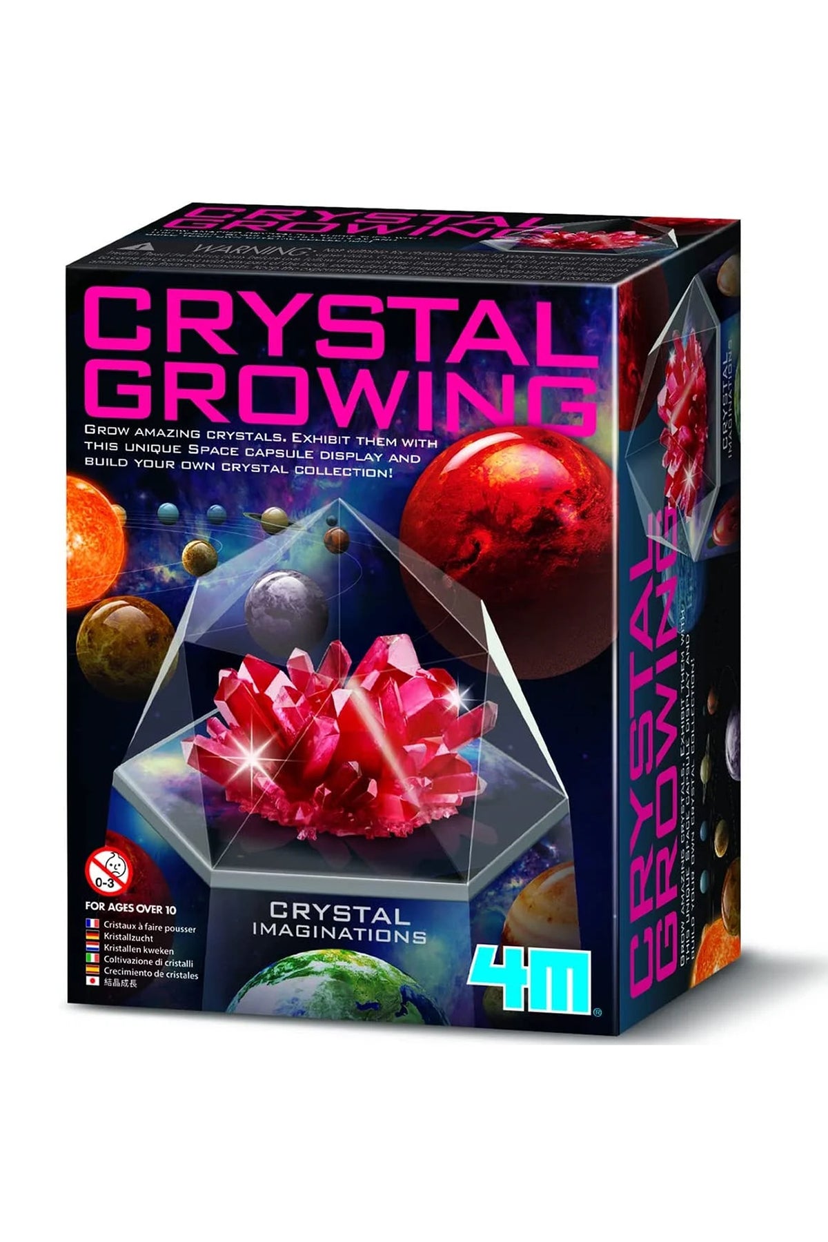 4M Crystal Imaginations Growing Kit Red