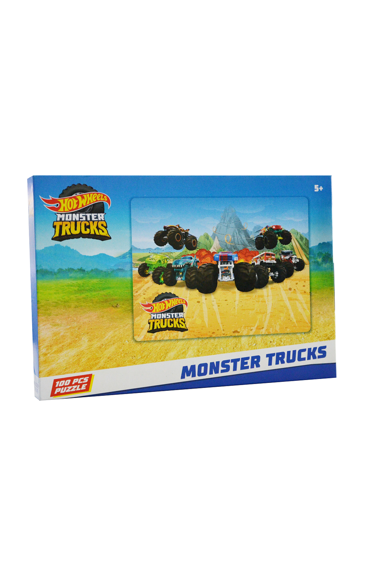 Hot Wheels Monster Truck Puzzle 100pcs