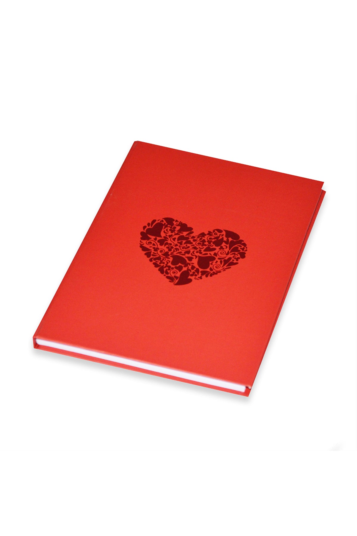 A5 Red Hearts Notebook